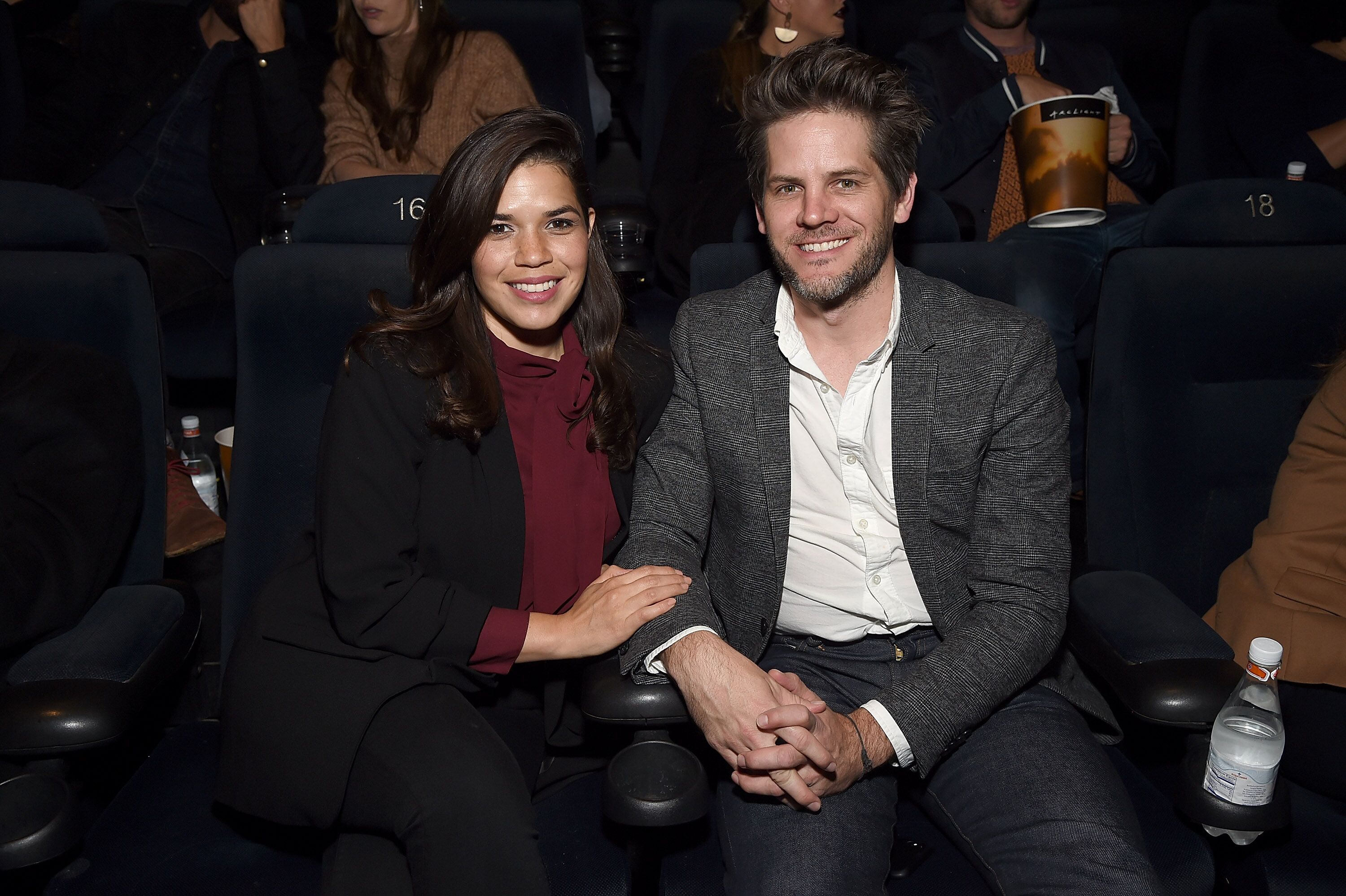 America Ferrera and Ryan Piers Williams at the Los Angeles premiere of 'Vox Lux' in 2018 | Source: Getty Images