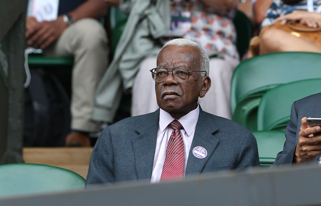 Sir Trevor McDonald during Day 7 of The Championships - Wimbledon 2019 at All England Lawn Tennis and Croquet Club on July 8, 2019. | Photo: Getty Images