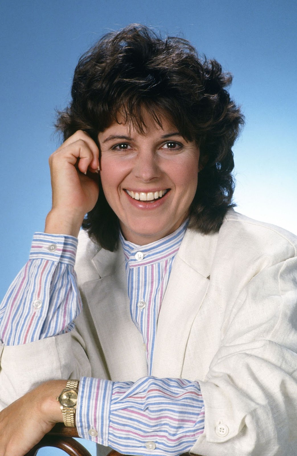 Susan Saint James during a promotional photoshoot for "Saturday Night Live" in 1983.  | Source: Getty Images