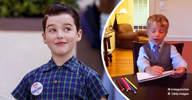 Iain Armitage of 'Young Sheldon' Sings in a Cute Throwback Video