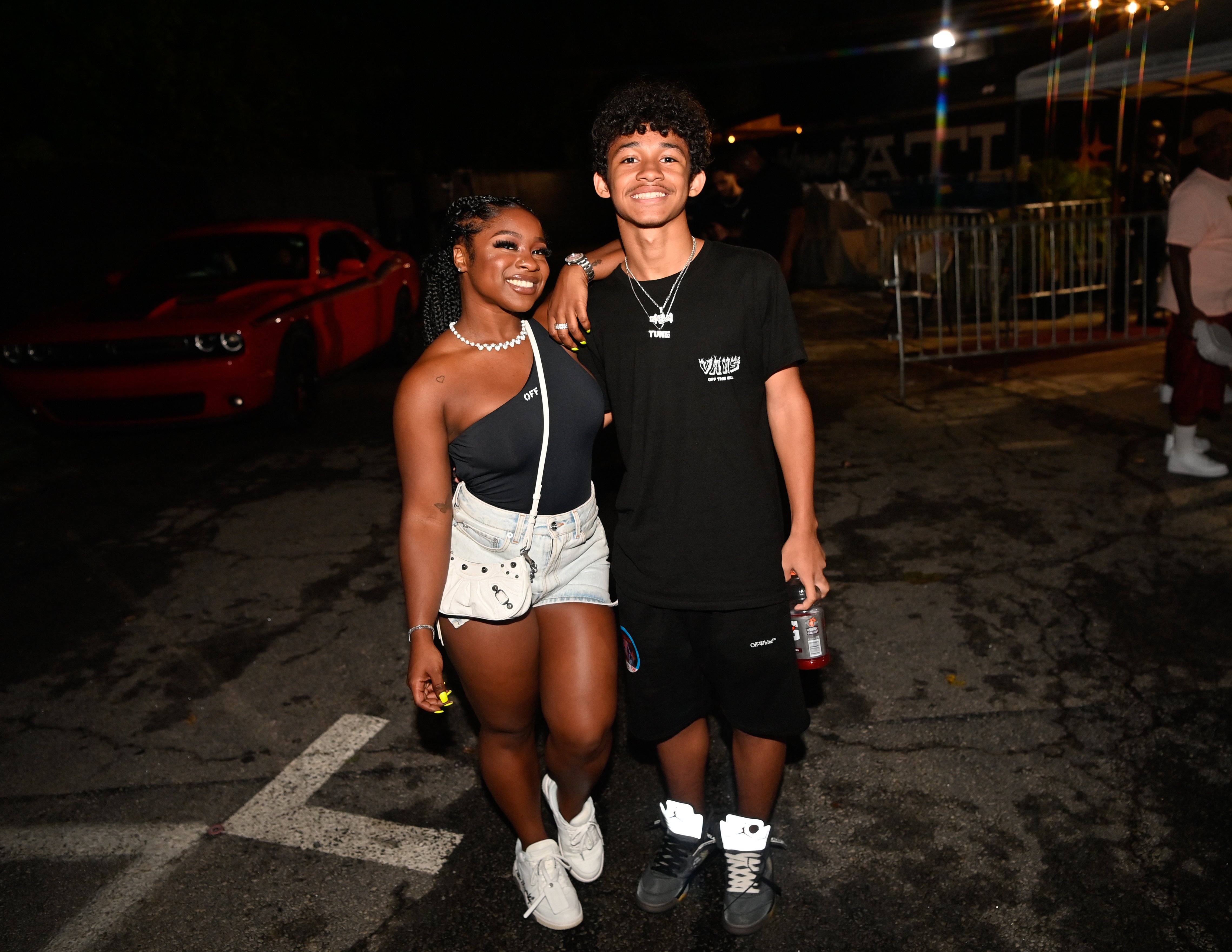 Reginae Carter and Dwayne Carter III at Chris Brown and Lil Baby's "One Of Them Ones" Tour on August 10, 2022, in Atlanta | Source: Getty Images