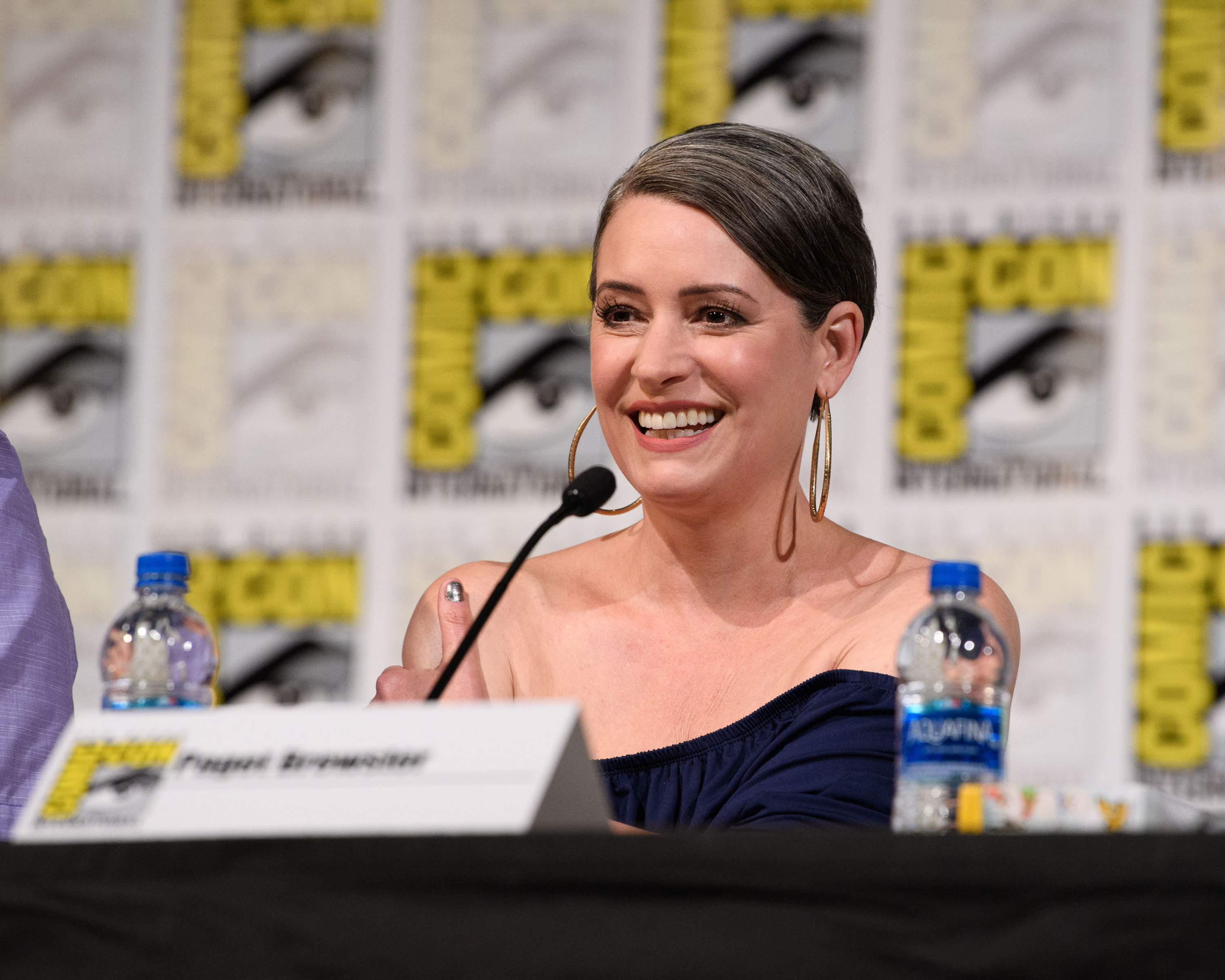 Paget Brewster at Comic-Con on Friday, July 19, 2019, in San Diego. | Source: Getty Images