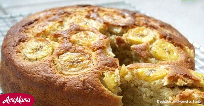 Simple banana cake recipe without flour, sugar or milk, but with an outstanding taste