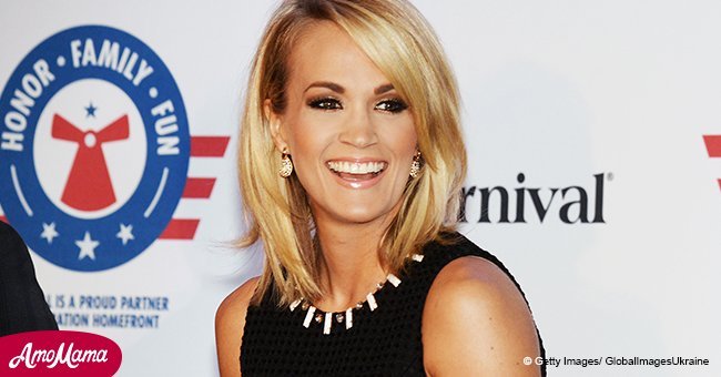 Carrie Underwood shares a rare family photo of her two sisters as she proudly supports them