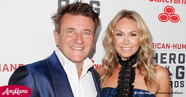 Kym Johnson shares sweet photo with Robert Herjavec moments after giving birth to twins