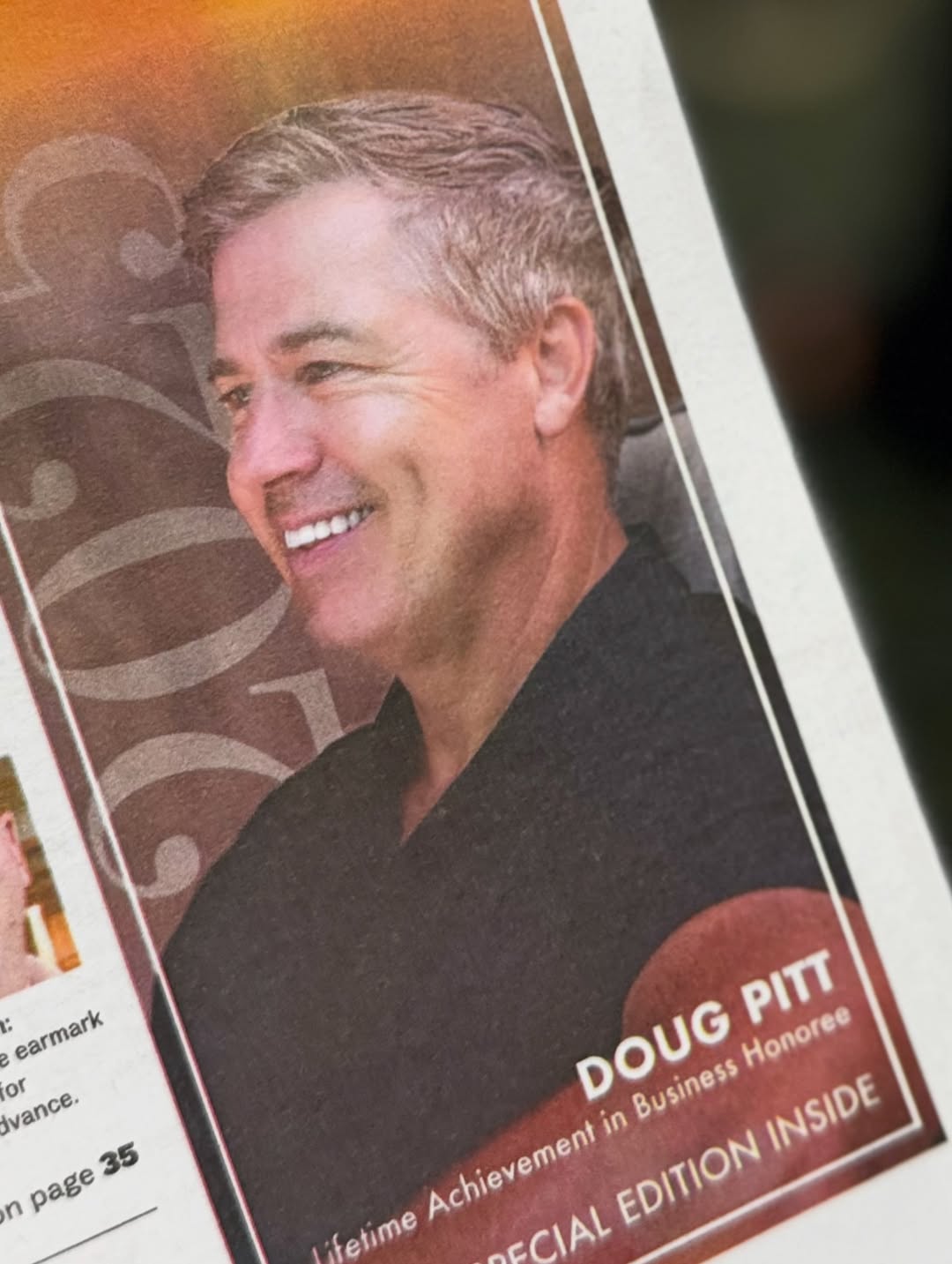 Doug Pitt from a post dated July 18, 2025. | Source: Instagram/pidney