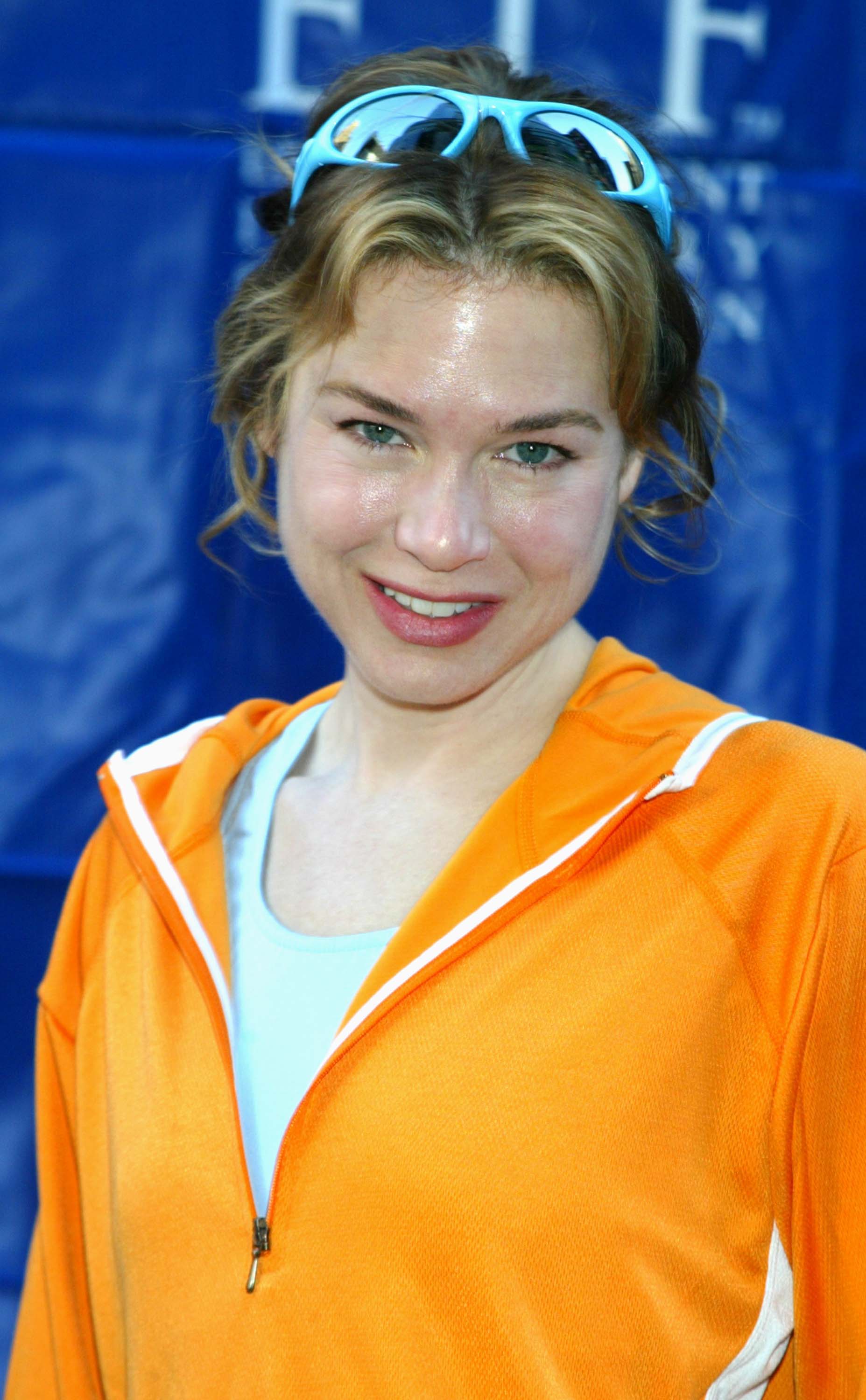 Renee Zellweger during 5th Annual New York Revlon Run/Walk for Women at Time Square & East Meadow of Central Park on May 4, 2002 in New York City.