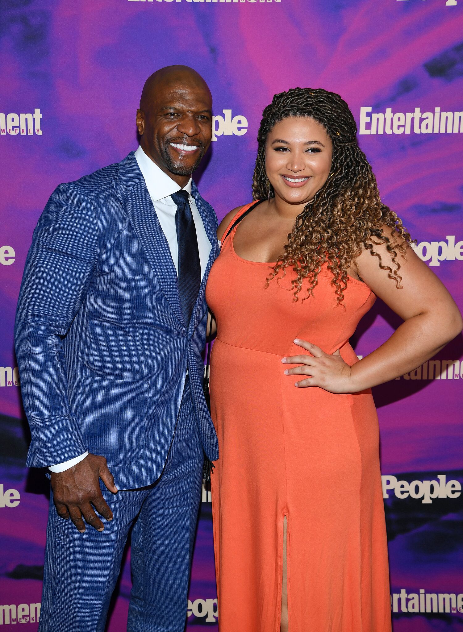 Terry Crews and Azriel Crews attend the Entertainment Weekly & PEOPLE New York Upfronts Party on May 13, 2019 in New York City. | Getty Images
