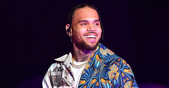 Chris Brown Shares Cute New Photo of His Baby Son Aeko Wearing a Serious Expression