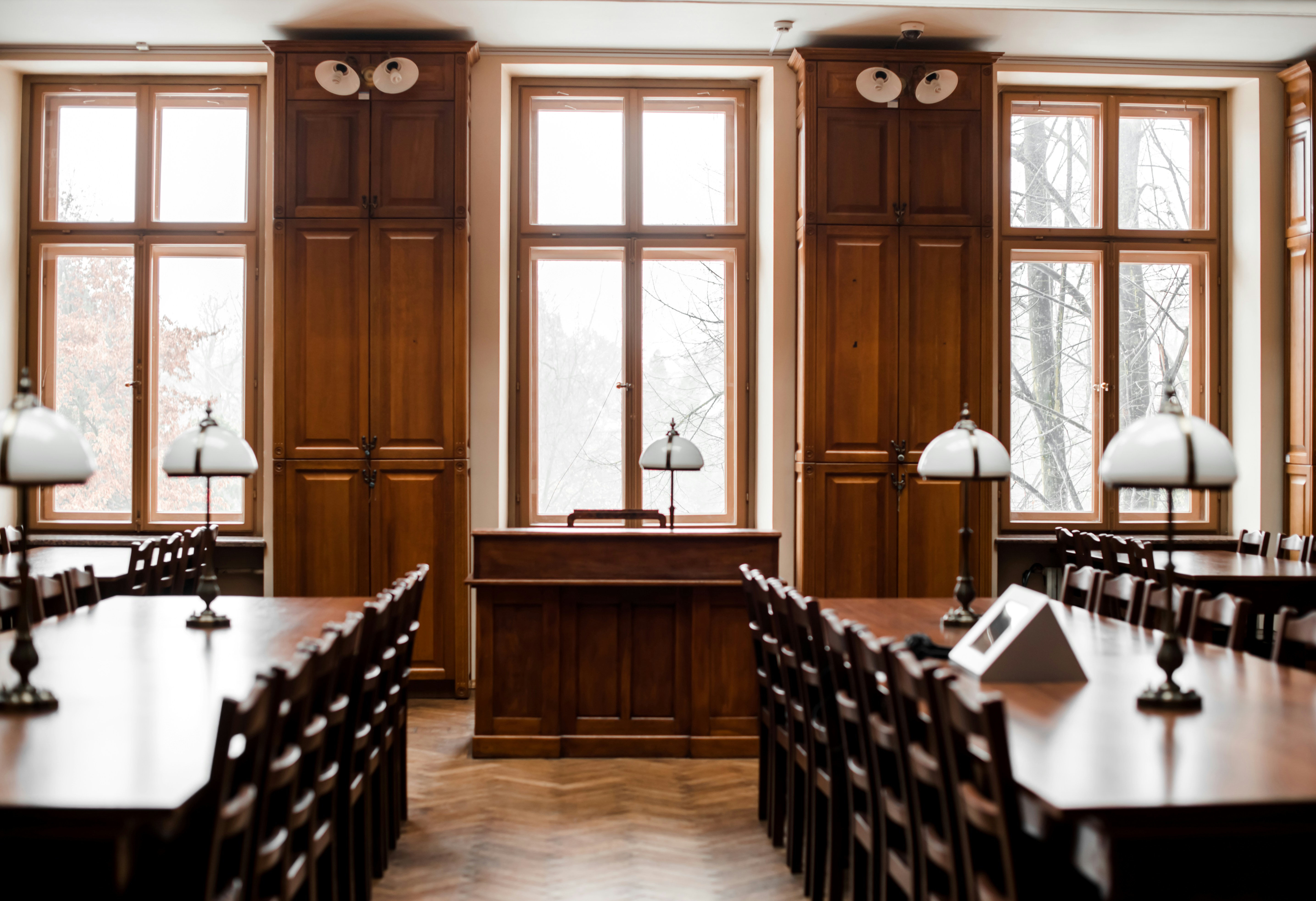 The interior of a courtroom | Source: Unsplash