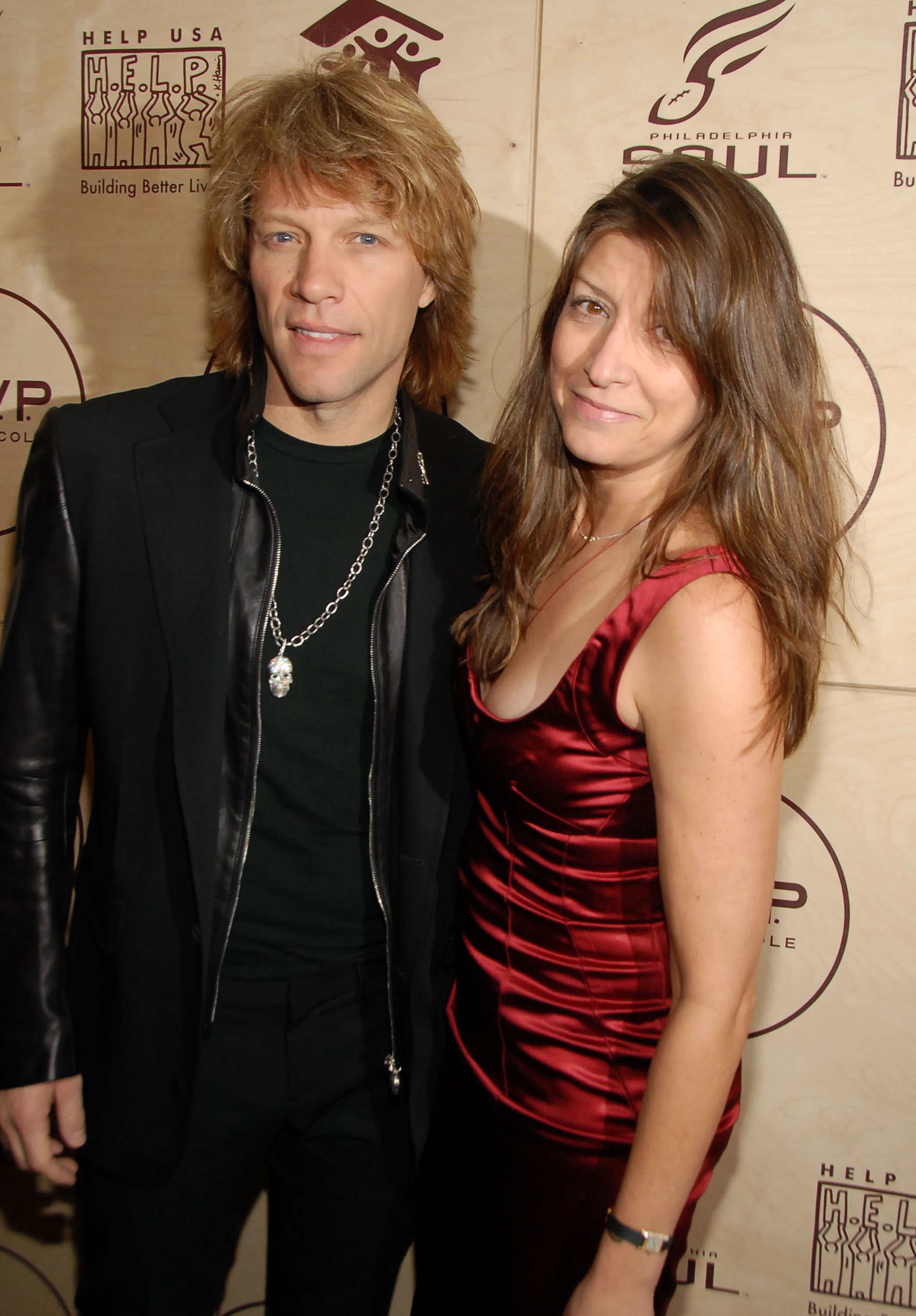 Jon Bon Jovi and Dorothea Hurley at Kenneth Cole's R.S.V.P to HELP event in New York City, on January 25, 2007. | Source: Getty Images