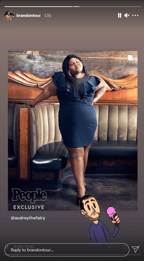 Brandon Frankel shares a beautiful photoshoot of his fiancee Gabby Sidibe. | Photo: Instagram/Brandontour