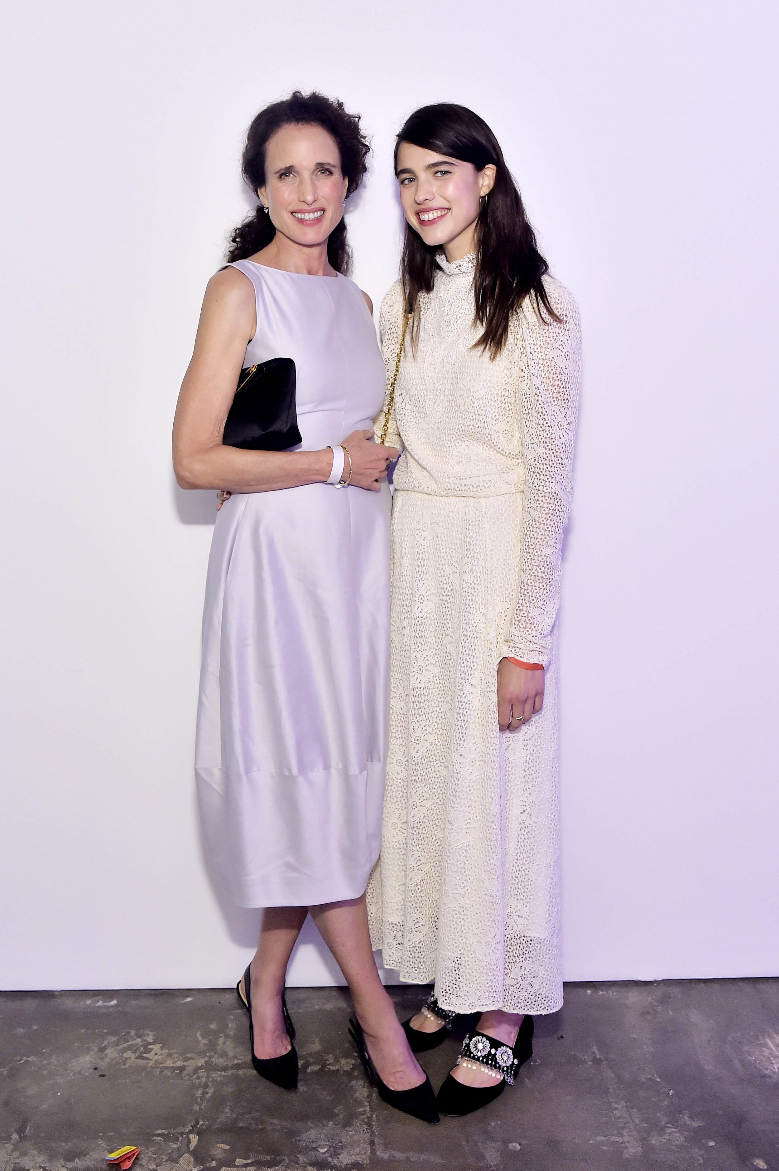 Actress Andie MacDowell and her daughter, actress Margaret Qualley, attend "L.A. Dances" at L.A. Dance Project on September 21, 2019 in Los Angeles, California ┃Source: Getty Images