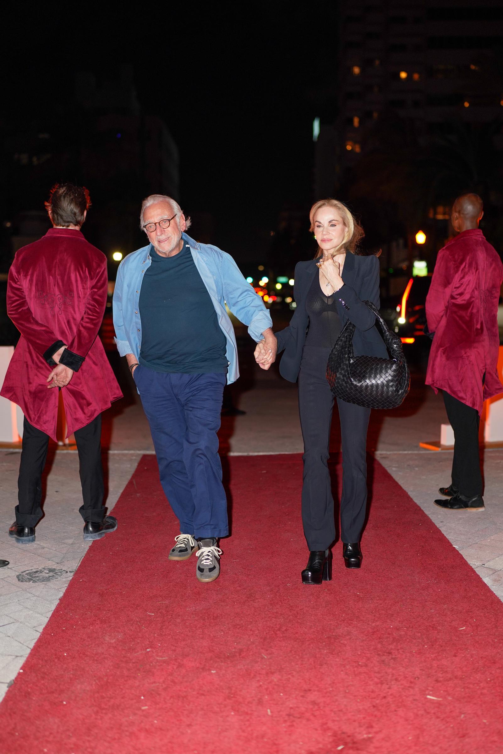 Nelson Peltz and his wife Claudia are seen in Miami, Florida on May 7, 2023. | Source: Getty Images