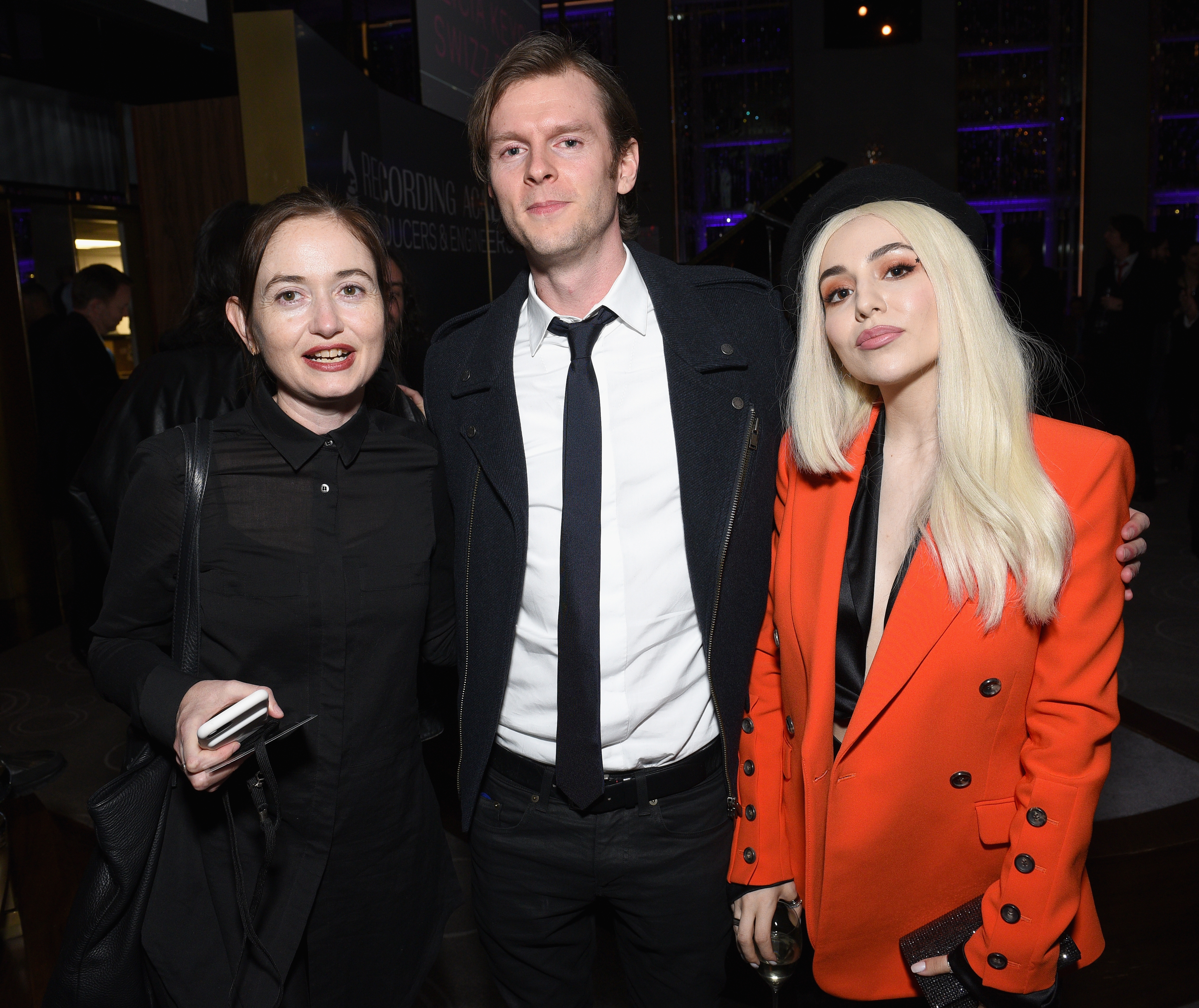 Henry "Cirkut" Walter and Ava Max attend the Producers and Engineers Wing 11th Annual Grammy Week Event Honoring Swizz Beatz And Alicia Keys at The Rainbow Room on January 25, 2018, in New York City. | Source: Getty Images