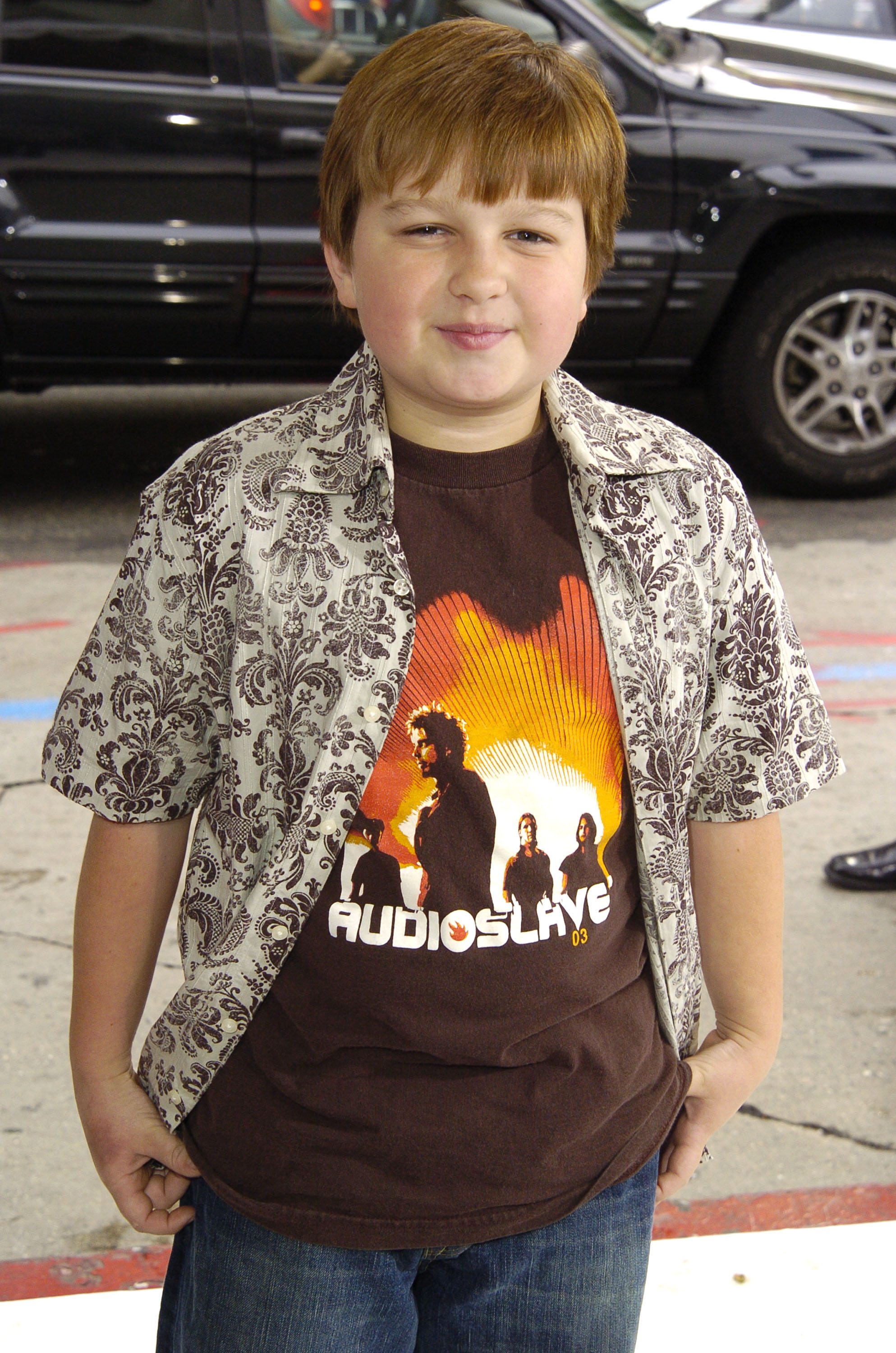 Angus T. Jones in Los Angeles in 2004 | Source: Getty Images