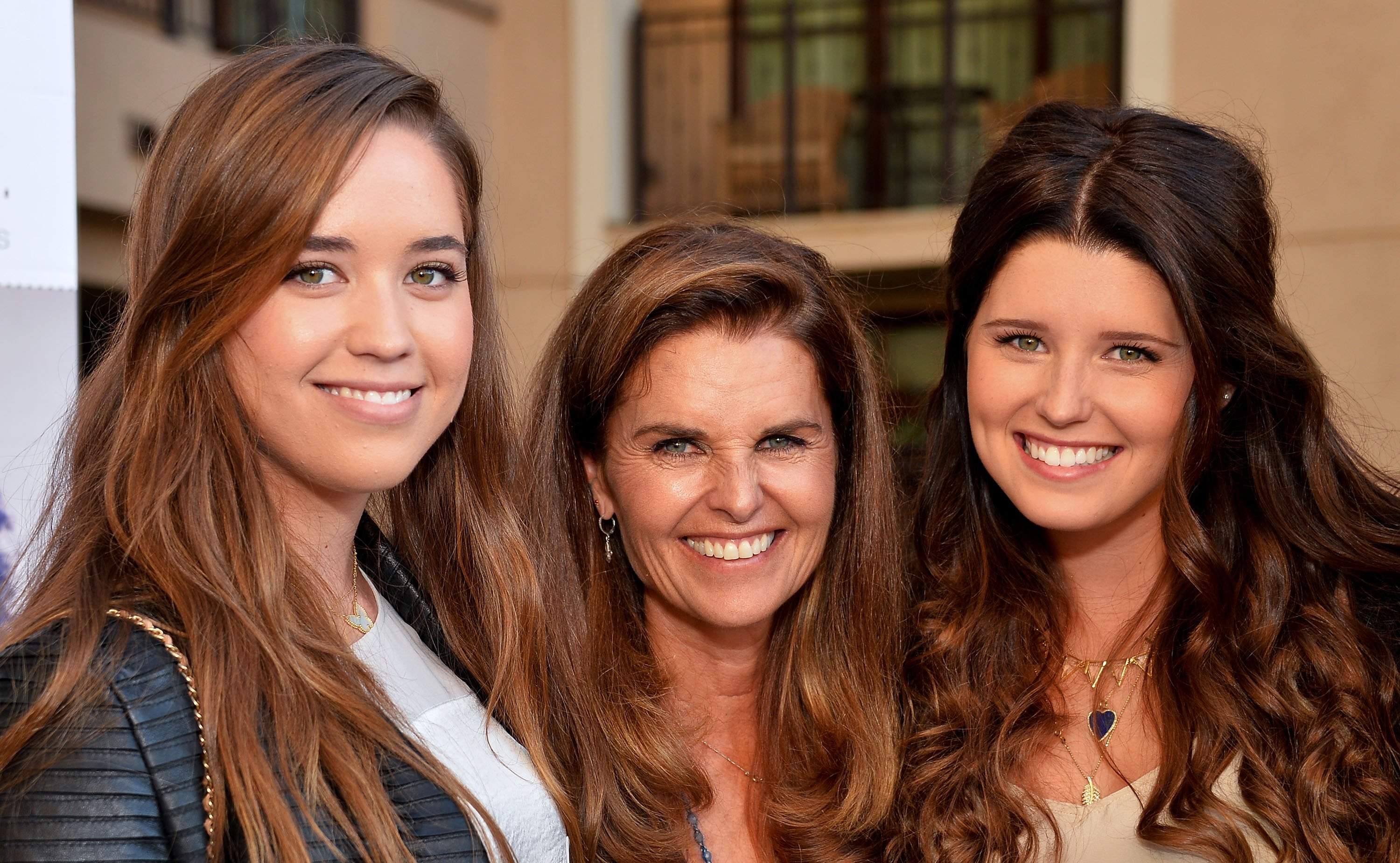 Christina Schwarzenegger, Maria Shiver, and Katherine Schwarzenegger at the Team Maria benefit for Best Buddies at Montage Beverly Hills on August 18, 2013. | Source: Getty Images