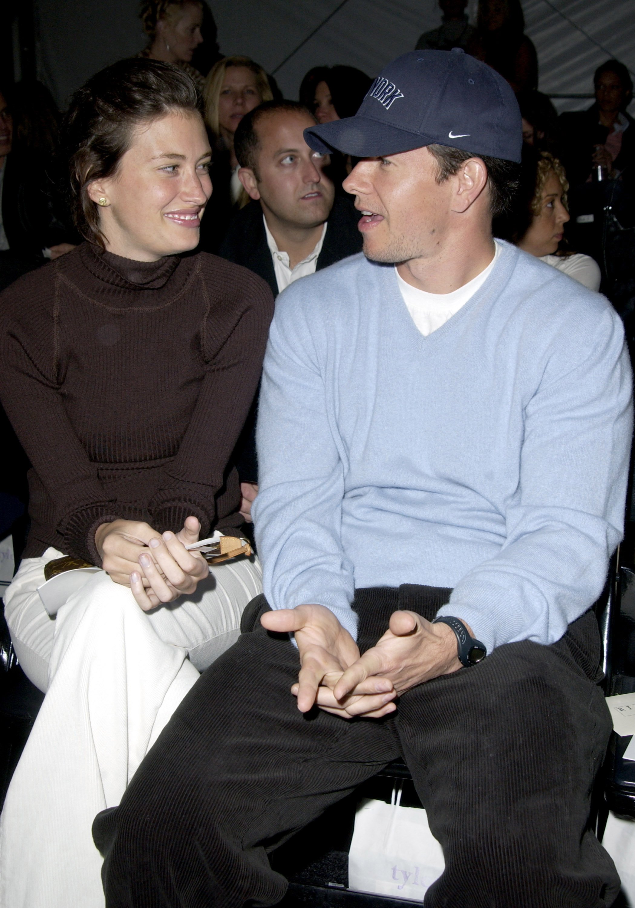 Rhea Durham and Mark Wahlberg during Mercedes-Benz Shows LA - Richard Tyler at The Standard Downtown LA in Los Angeles, California. / Source: Getty Images