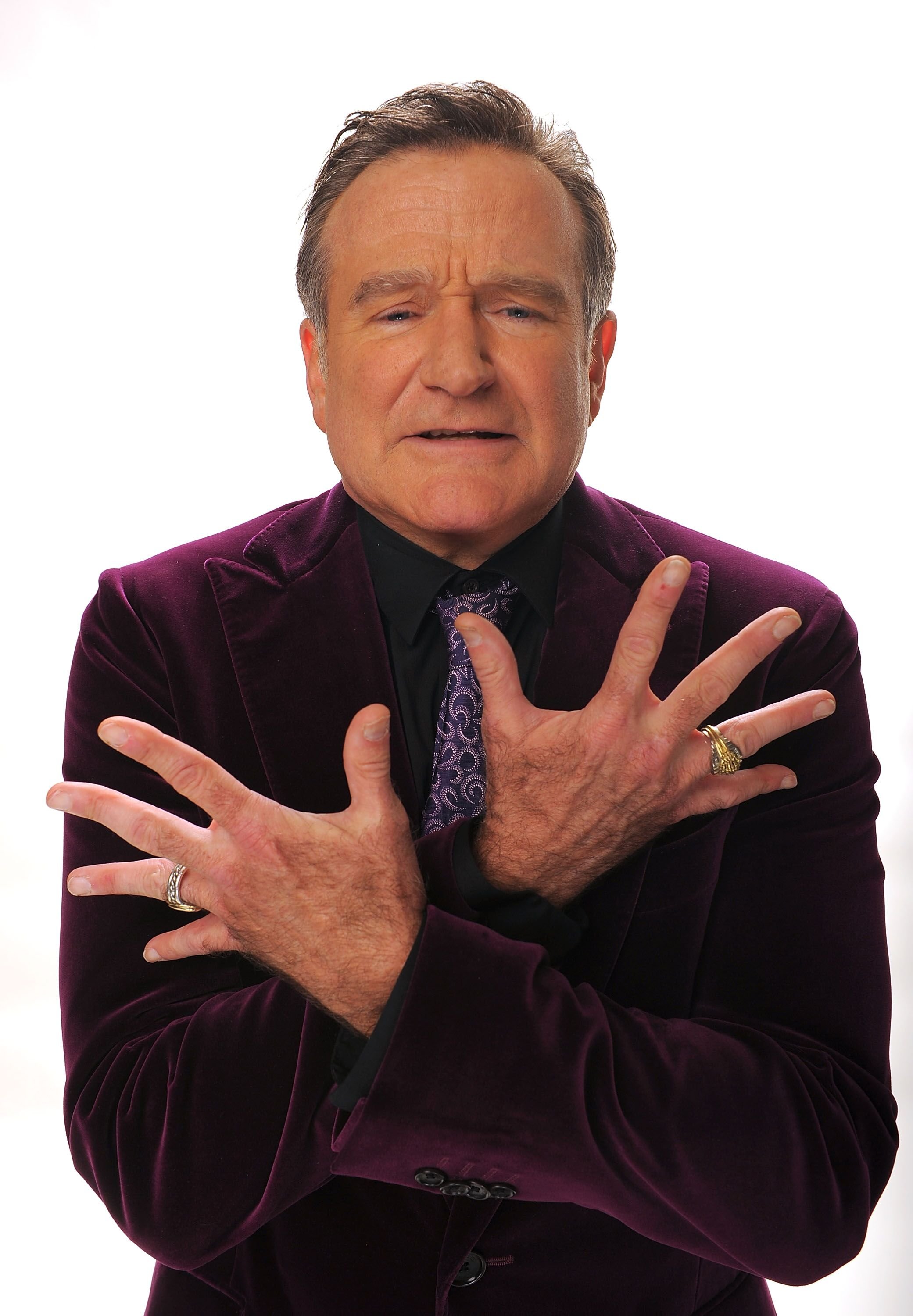 Actor Robin Williams poses for a portrait during the 35th Annual People's Choice Awards. | Source: Getty Images