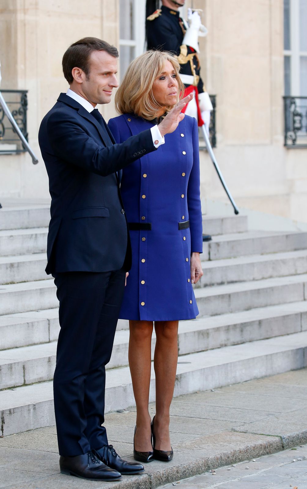 Brigitte Macron et son mari Emmanuel Macron | Photo : Getty Images Brigitte Macron et son mari Emmanuel Macron | Photo : Getty Images