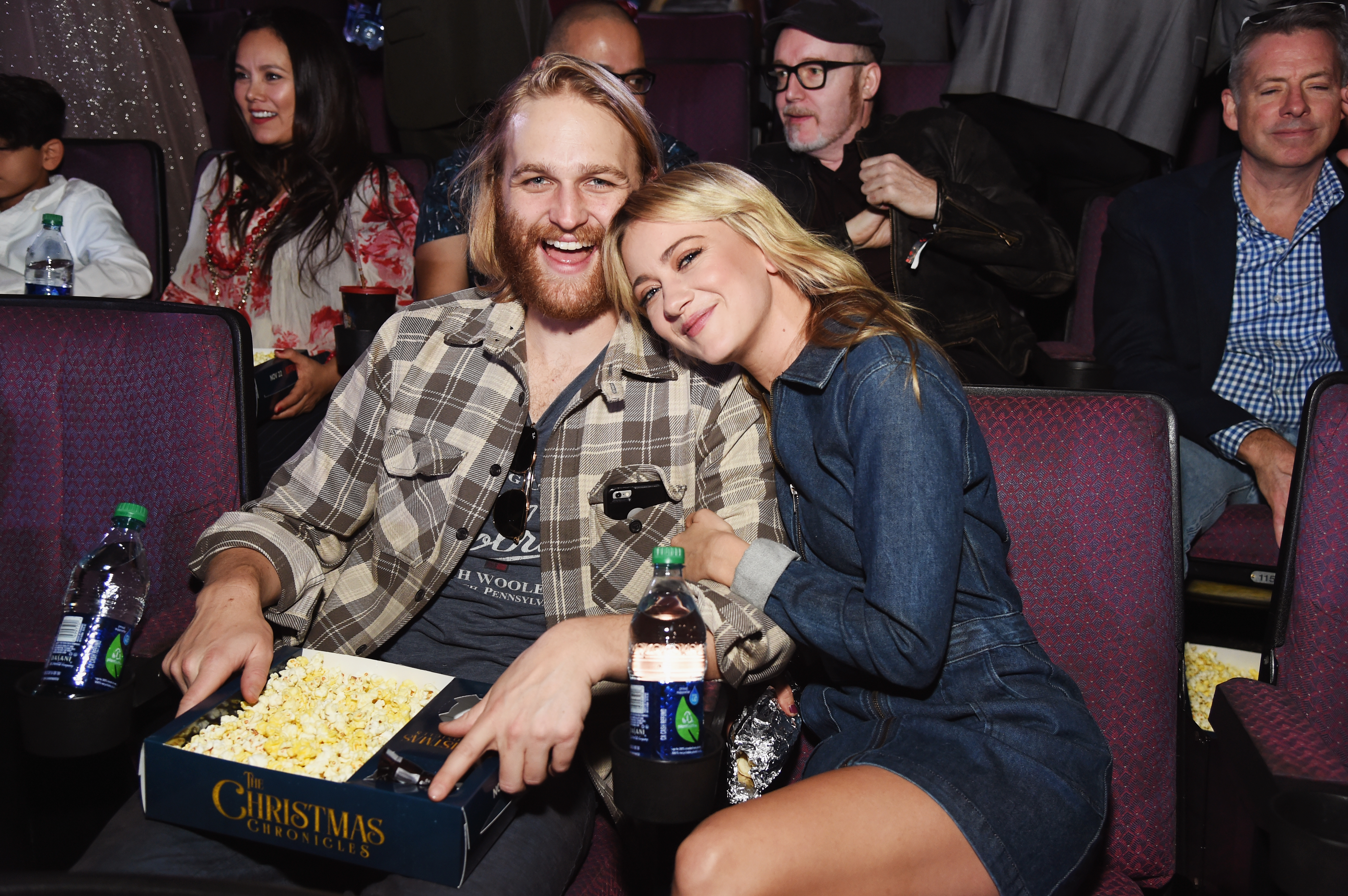 Wyatt Russell and Meredith Hagner attend the premiere of "The Christmas Chronicles" in Los Angeles, California on November 12, 2018  | Source: Getty Images