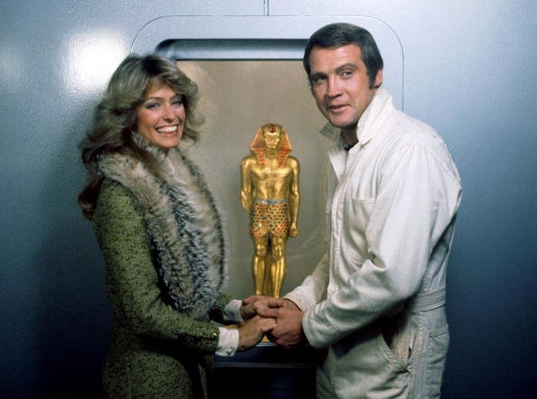 Farrah Fawcett y Lee Majors en 1976. | Foto: Getty Images