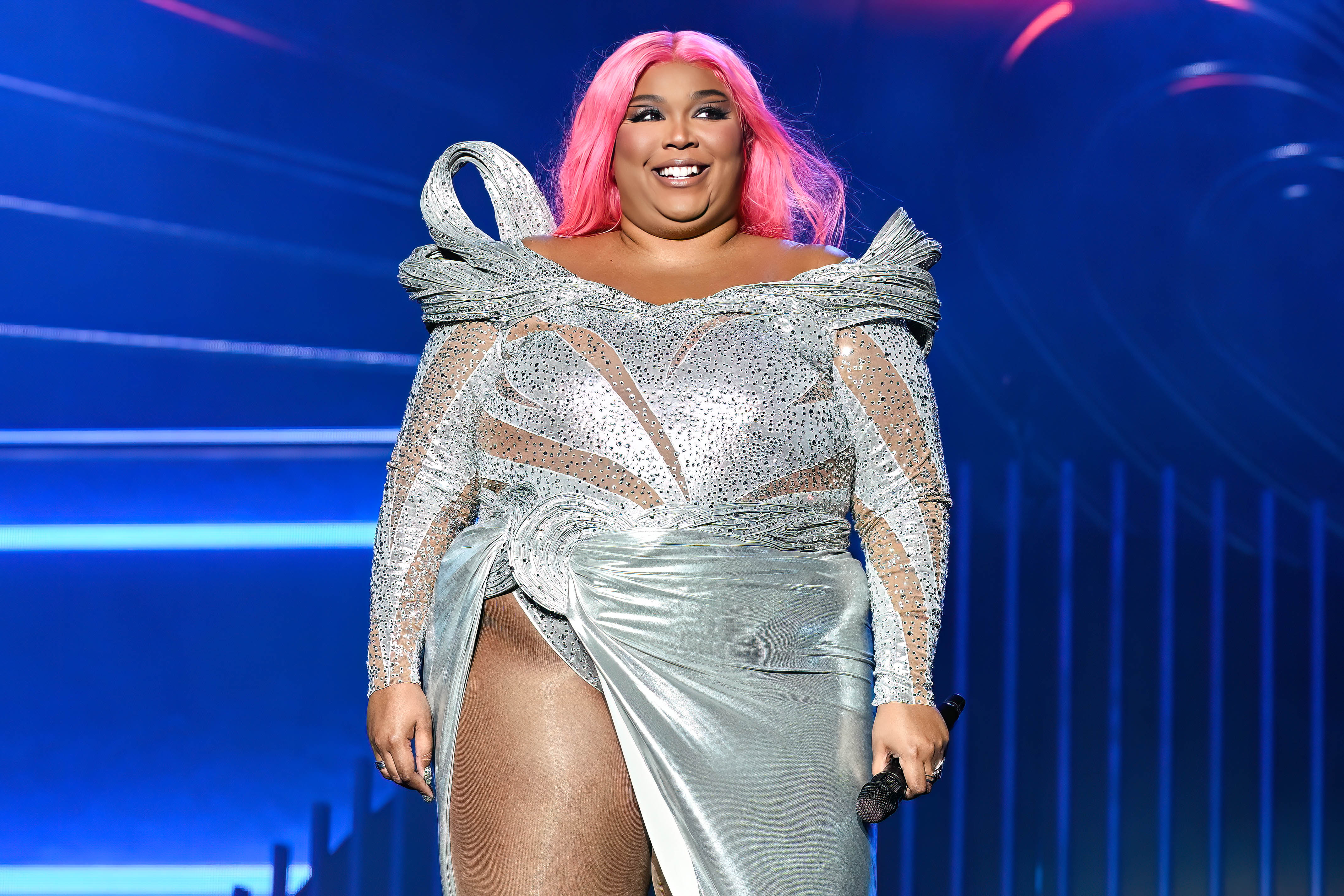 Lizzo performing during Governors Ball Music Festival 2023 at Flushing Meadows Corona Park on June 9, 2023, in New York. | Source: Getty Images