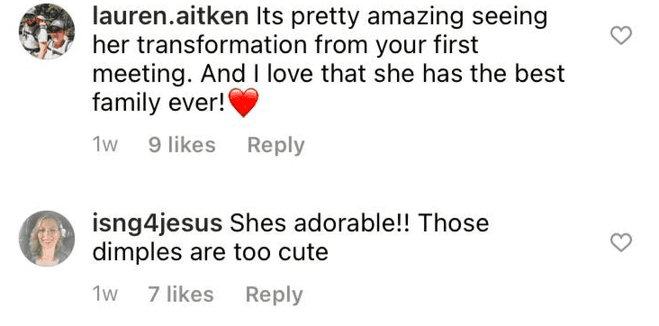 A screenshot of fans' comments on Jennifer Arnold's post. | Photo: Instagram/jenarnoldmd