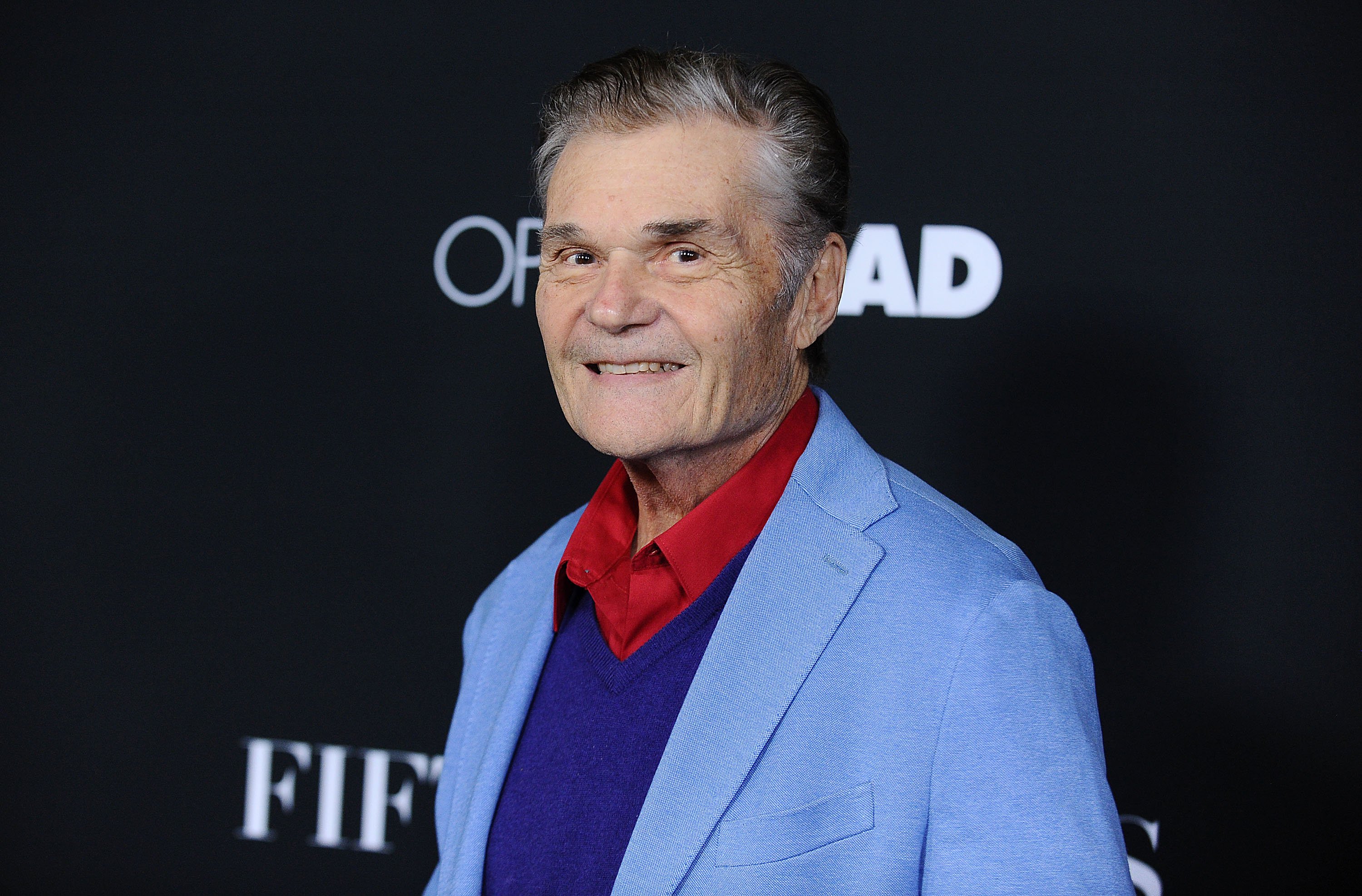 Fred Willard attends the premiere of "Fifty Shades of Black" on January 26, 2016, in Los Angeles, California. | Source: Getty Images. 