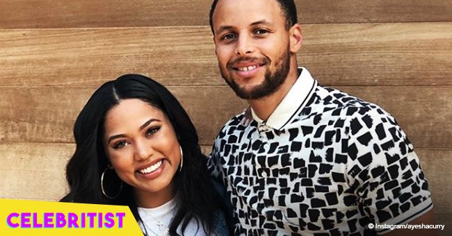 Stephen Curry's wife shares photo of their baby boy in blue sweater on his 1 month birthday