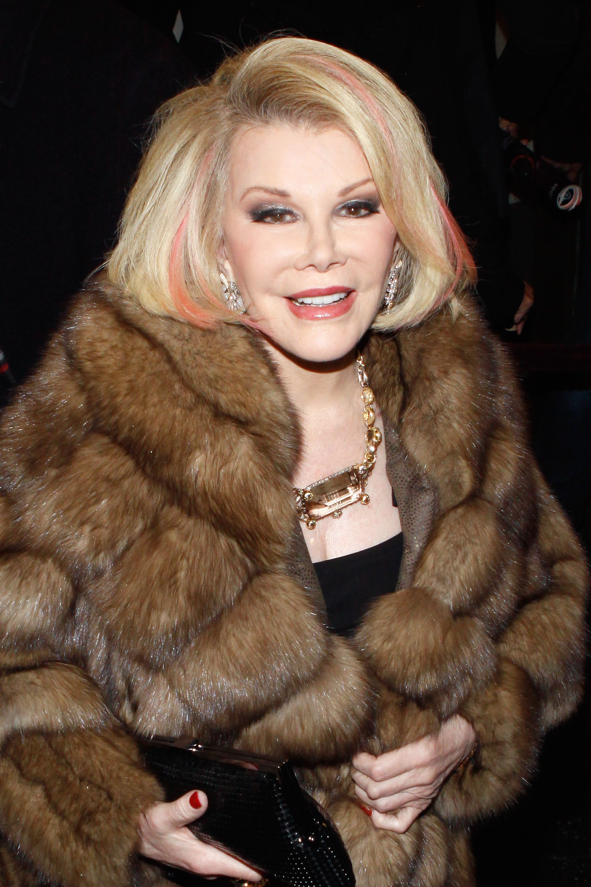 Joan Rivers attends "The Best Man" Broadway Opening night in New York on April 1, 2012 | Photo: Getty Images