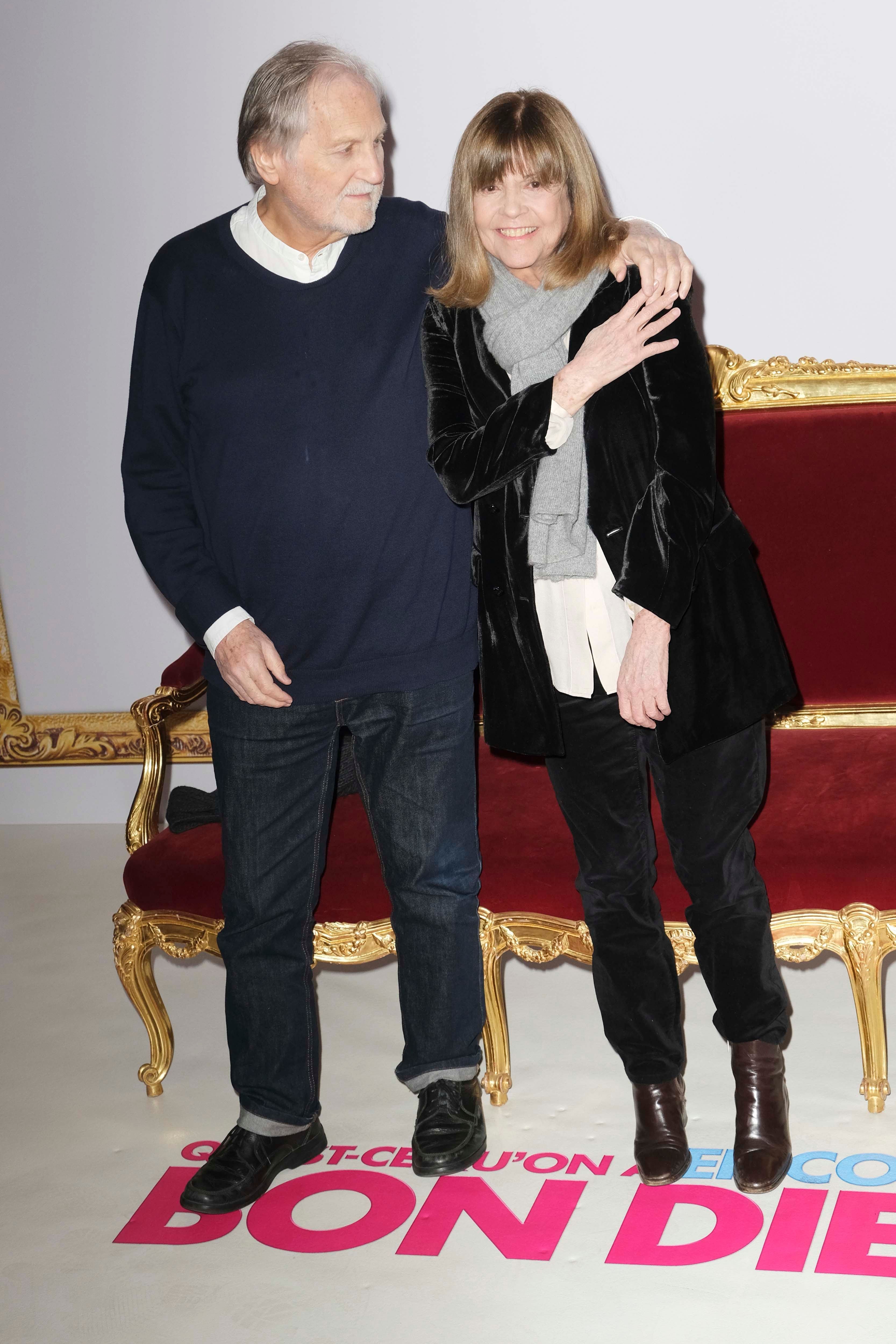 Jean-Jacques Debout et Chantal Goya assistent au Grand Rex le 14 janvier 2019 à Paris, France. | Photo : Getty Images