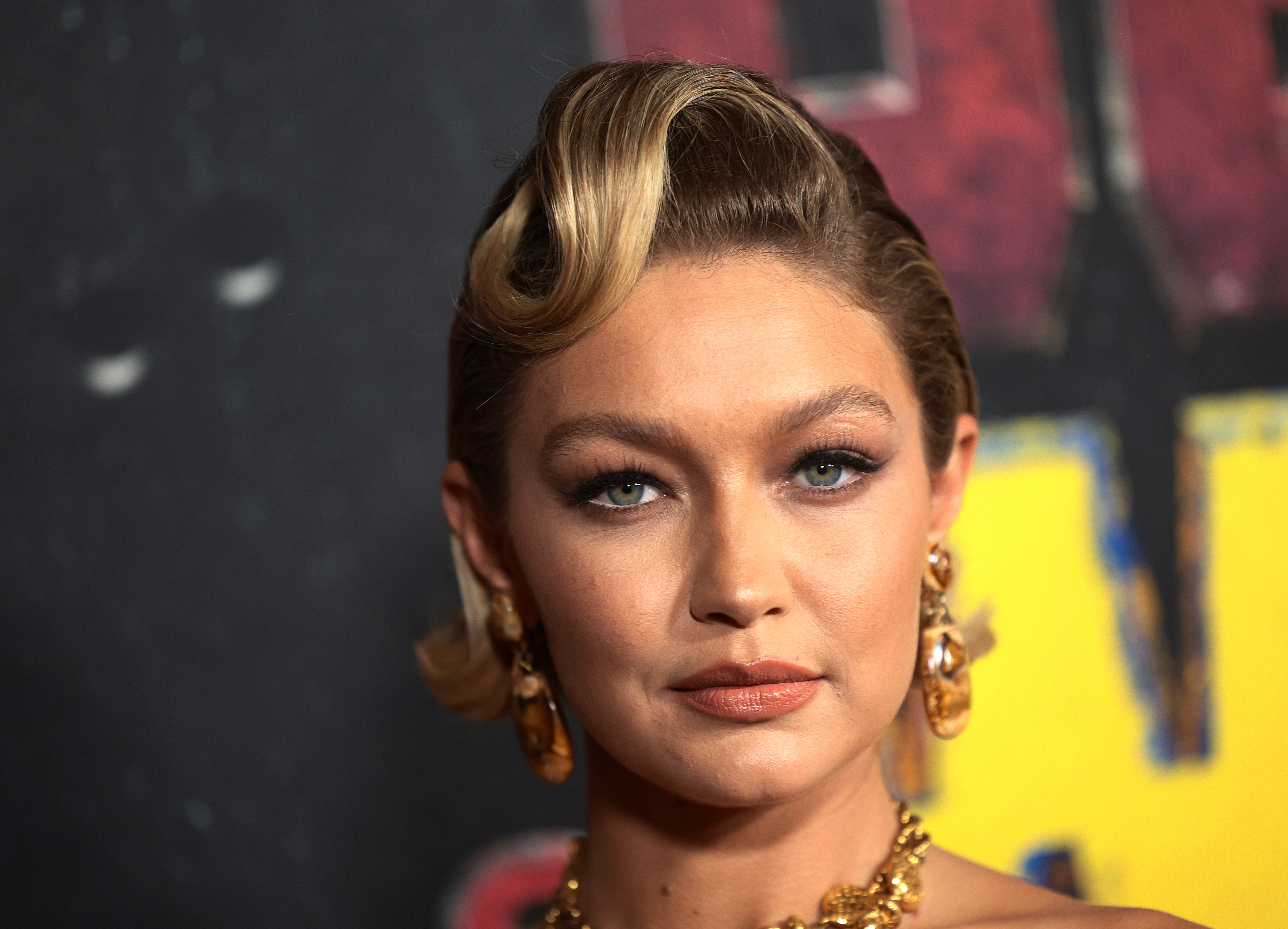 Gigi Hadid at "Deadpool & Wolverine's" world premiere on July 22, 2024, in New York. | Source: Getty Images