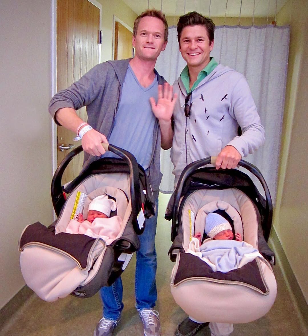 Neil Patrick Harris and his partner with their children from a post dated June 20, 2021. | Source: Instagram/nph