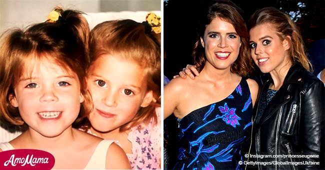 Princess Eugenie shares rare childhood photo with sister, and their cheeky smiles are adorable