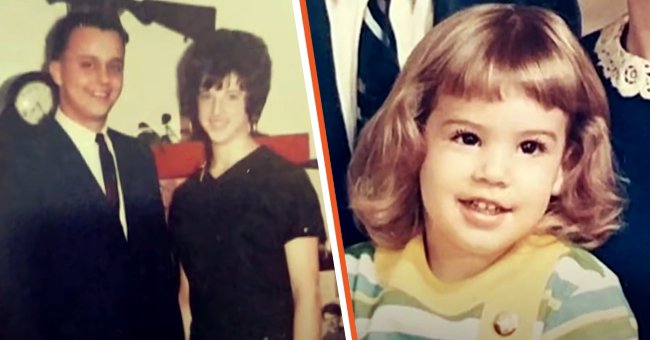 [Left] Roger Rosteck and LaBerta Goldstein; [Right] A childhood picture of Wendy Spencer. | Source: youtube.com/TODAY