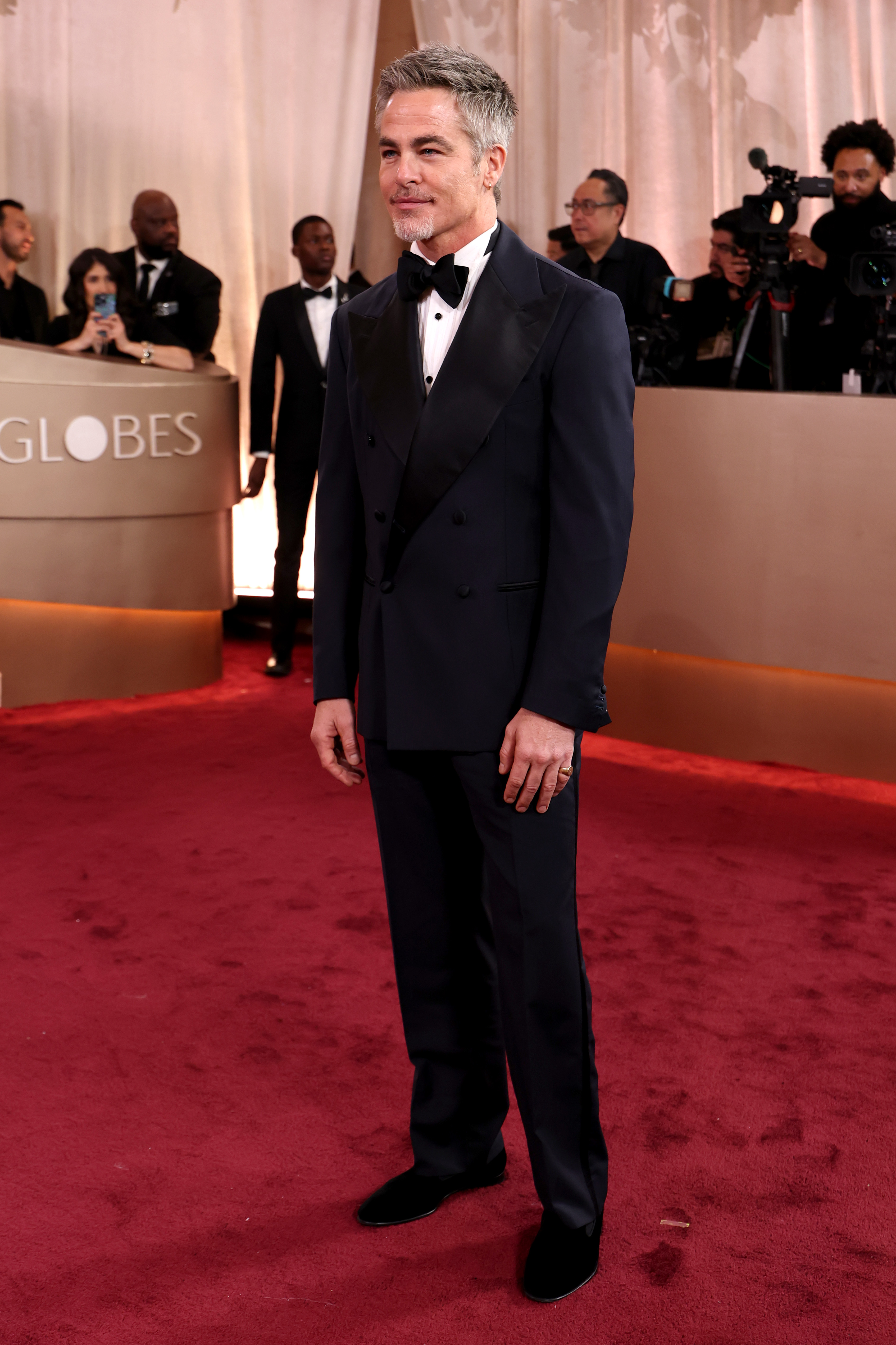 Chris Pine attends the 83rd annual Golden Globe Awards at The Beverly Hilton on January 11, 2026, in Beverly Hills, California | Source: Getty Images