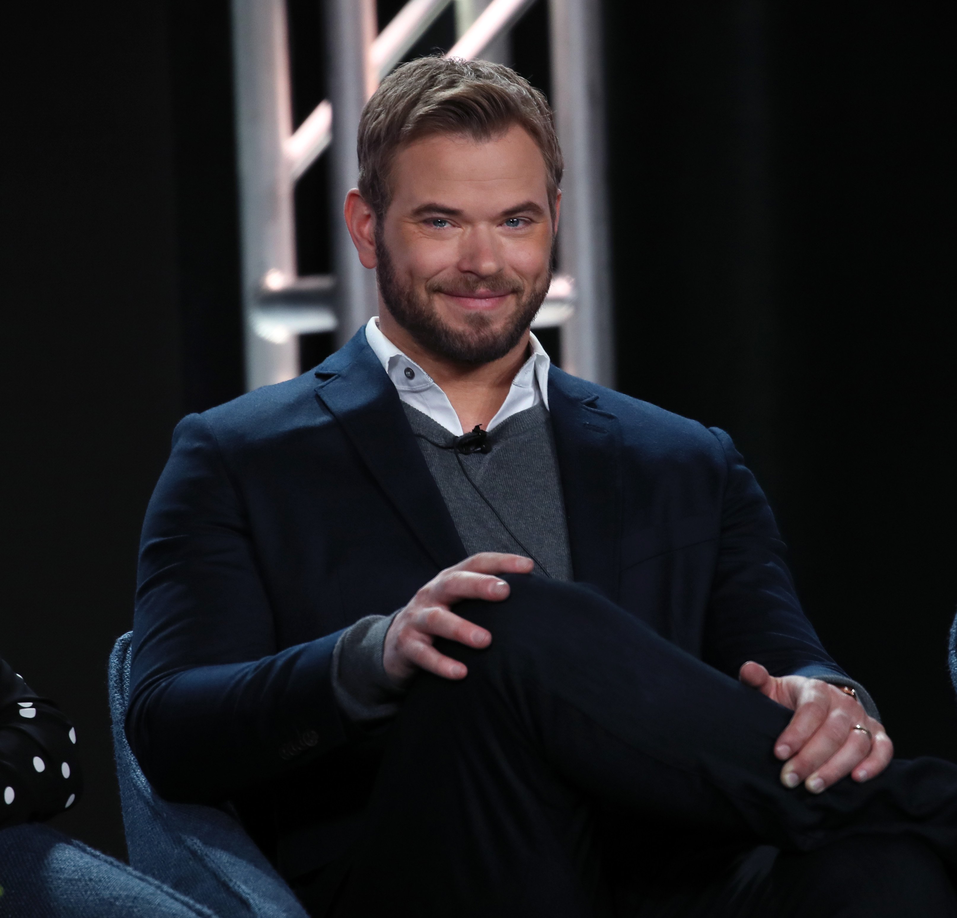 Kellan Lutz of "FBI: The Most Wanted" speaks during the CBS segment of the 2020 Winter TCA Press Tour on January 12, 2020