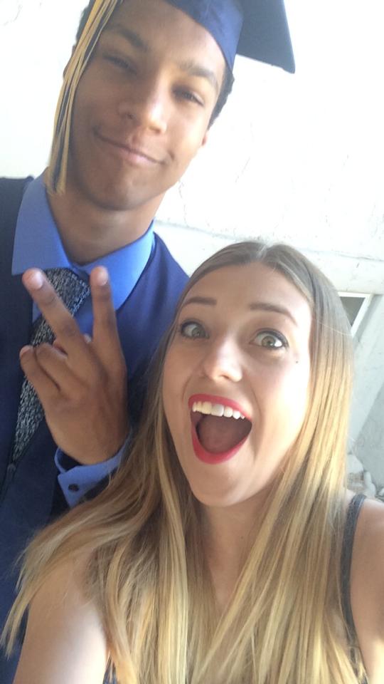 Brandon Clarke and Taylor Triplett posing for a photo. | Source: Facebook/Taylor Triplett