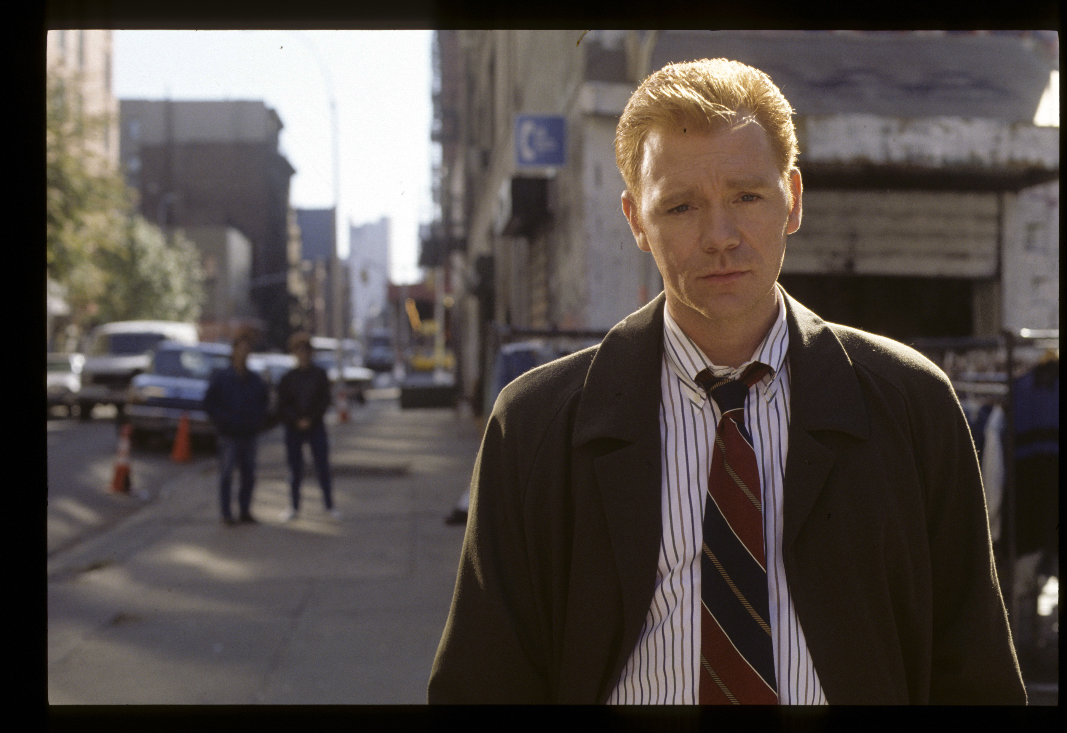 The actor on set, circa 1993. | Source: Getty Images