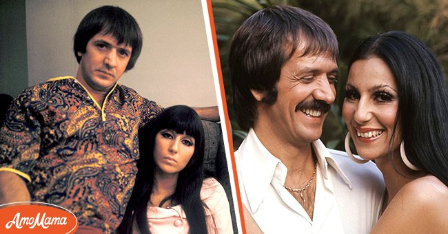 Pictured: (L) Singing and Television duo Sonny & Cher in 1960 in the United Kingdom. (R) Cher and Sonny Bono pose for a promotional photo for "The Sonny and Cher Show" in 1970. | Photo: Getty Images 