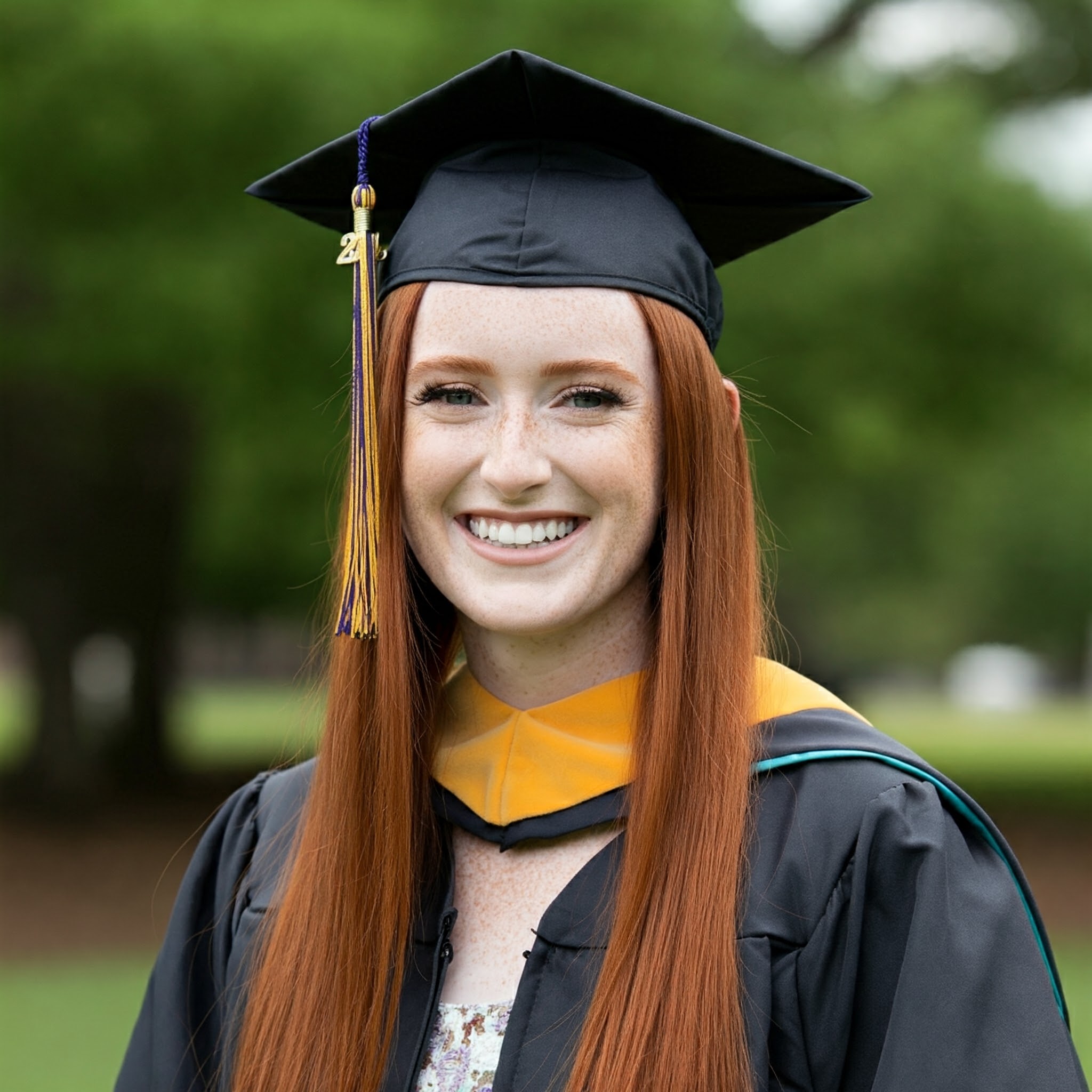 A woman in a cap and gown | Source: Gemini