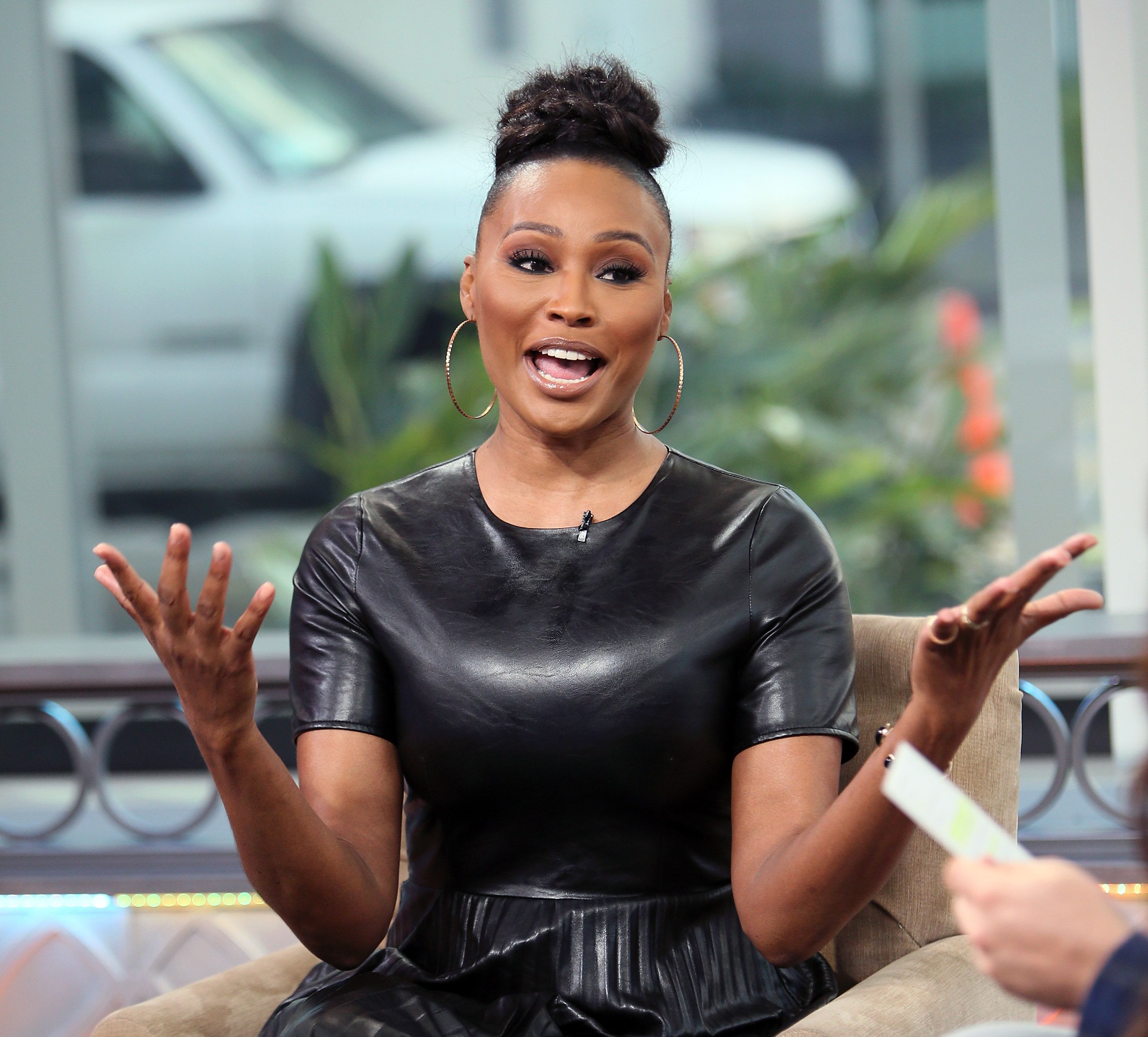 "RHOA" star Cynthia Bailey visiting Hollywood Today Live on March 10, 2017 at W Hollywood in Hollywood. │Photo: Getty Images