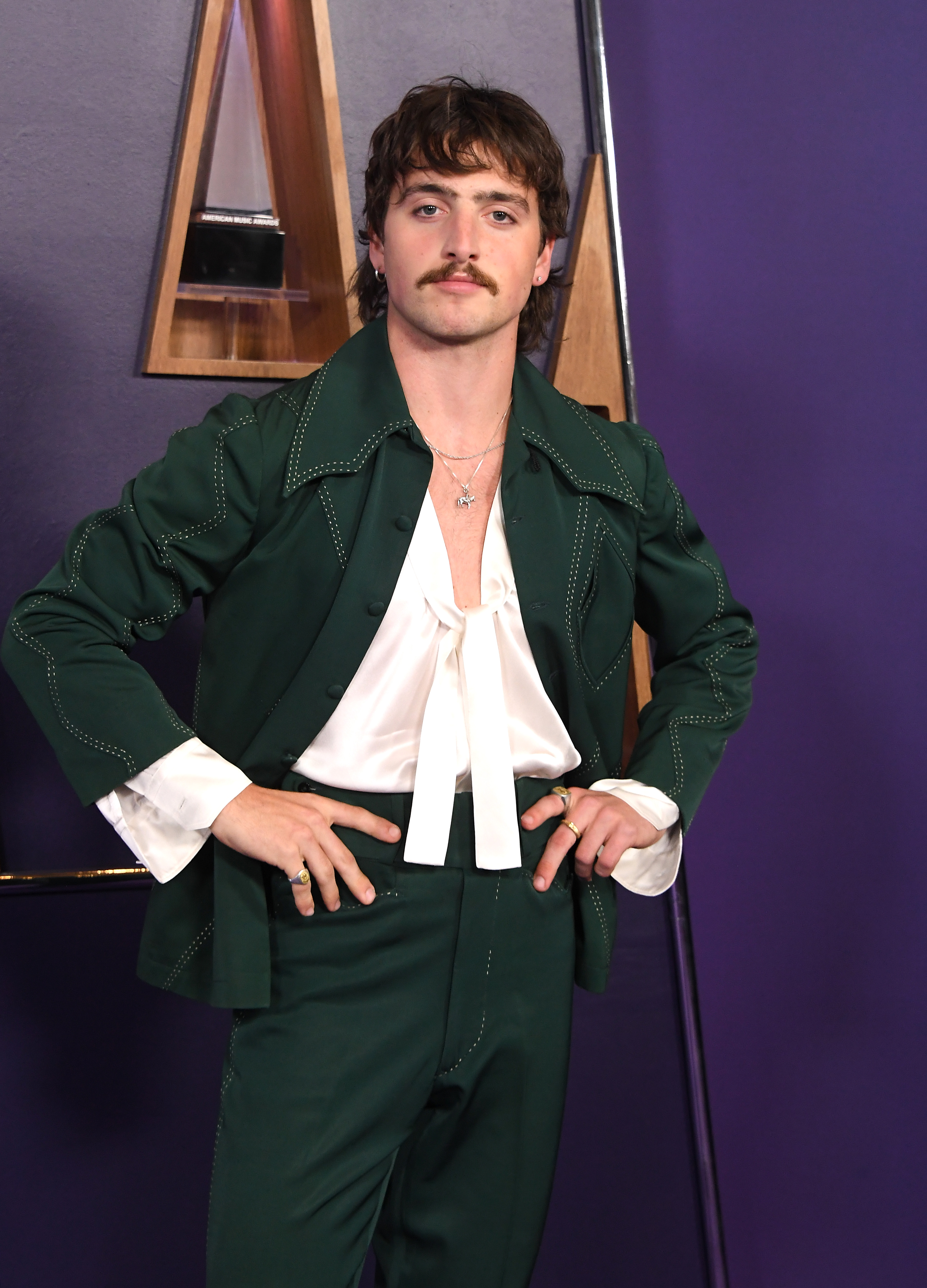 Benson Boone at the 2025 American Music Awards on May 26 in Las Vegas, Nevada. | Source: Getty Images