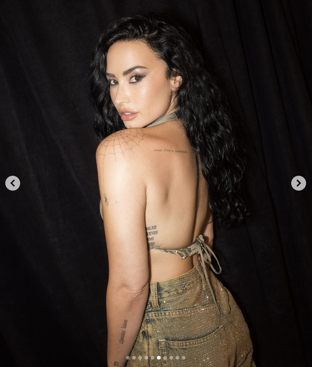 Demi Lovato is seen in a photo, dated August 12, 2025 | Source: Instagram/ddlovato