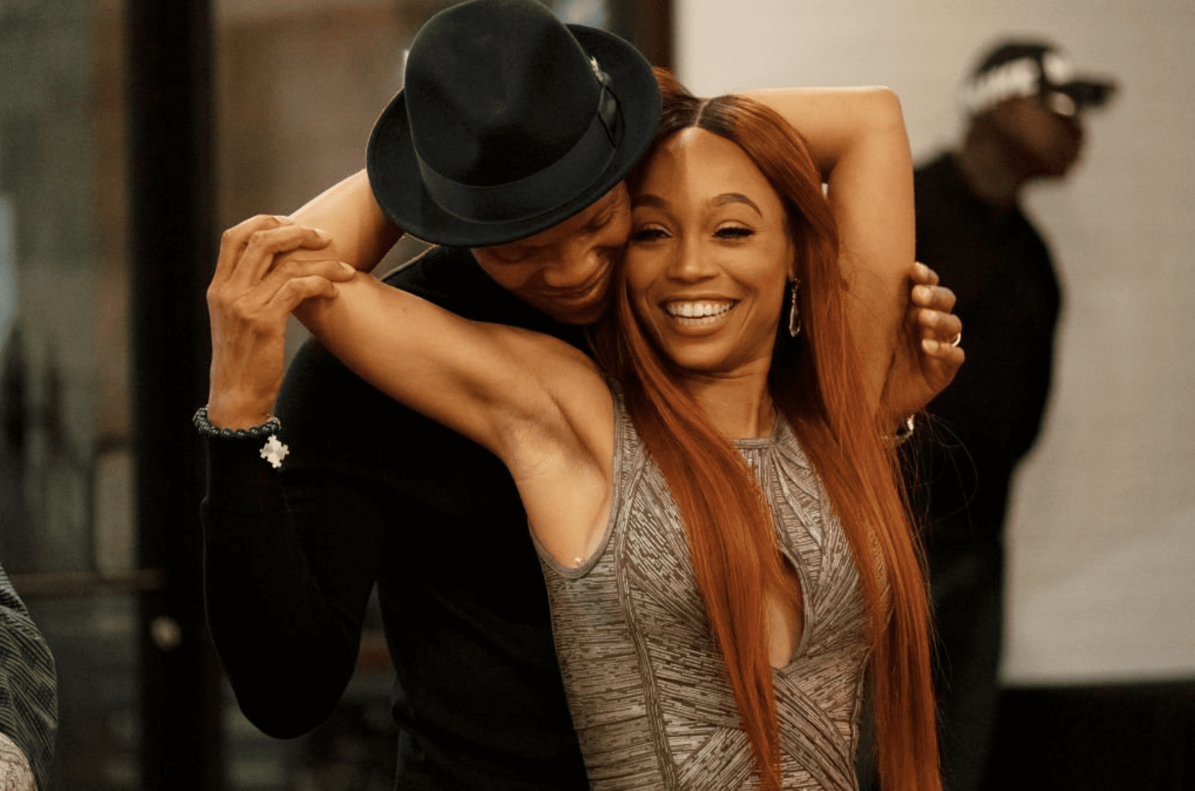 Ronnie DeVoe and Shamari DeVoe share an embrace on an episode of season 11 of "The Real Housewives of Atlanta" on October 24, 2018. | Source: Getty Images