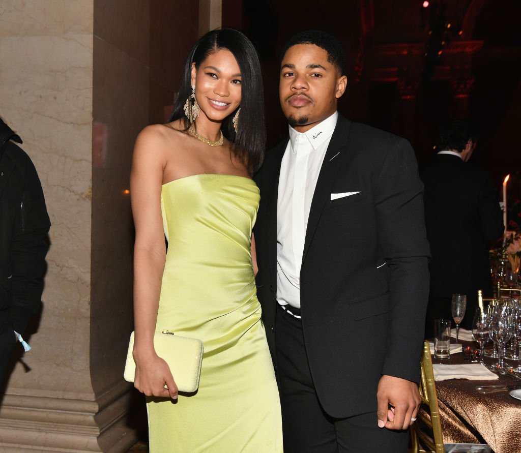 Sterling Shepard (R) and Chanel Iman attend the amfAR New York Gala 2019 at Cipriani Wall Street | Photo: Getty Images