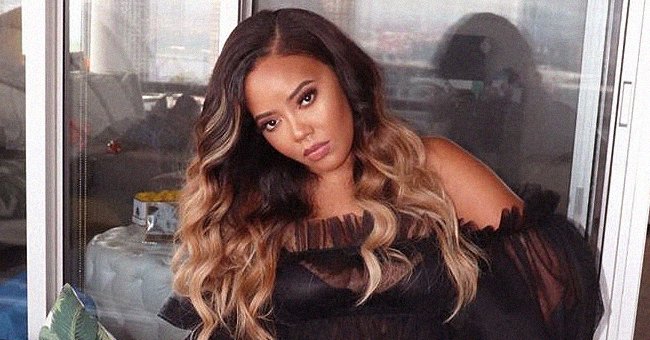 Angela Simmons Wows Fans In A Bikini With Her Face Body Covered In Paint With Big Handprints