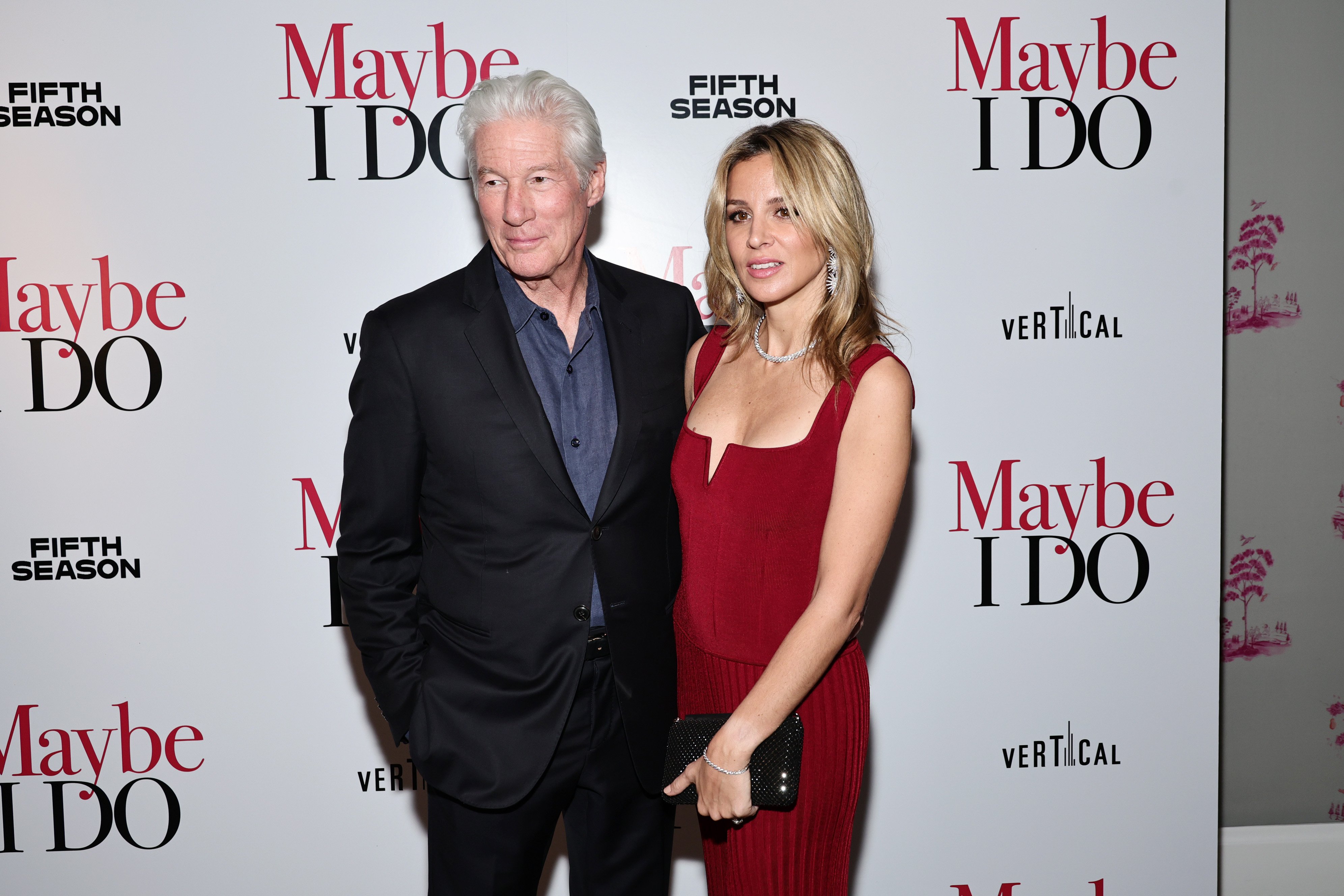 Richard Gere and Alejandra Silva at a special screening of "Maybe I Do" on January 17, 2023, in New York City | Source: Getty Images