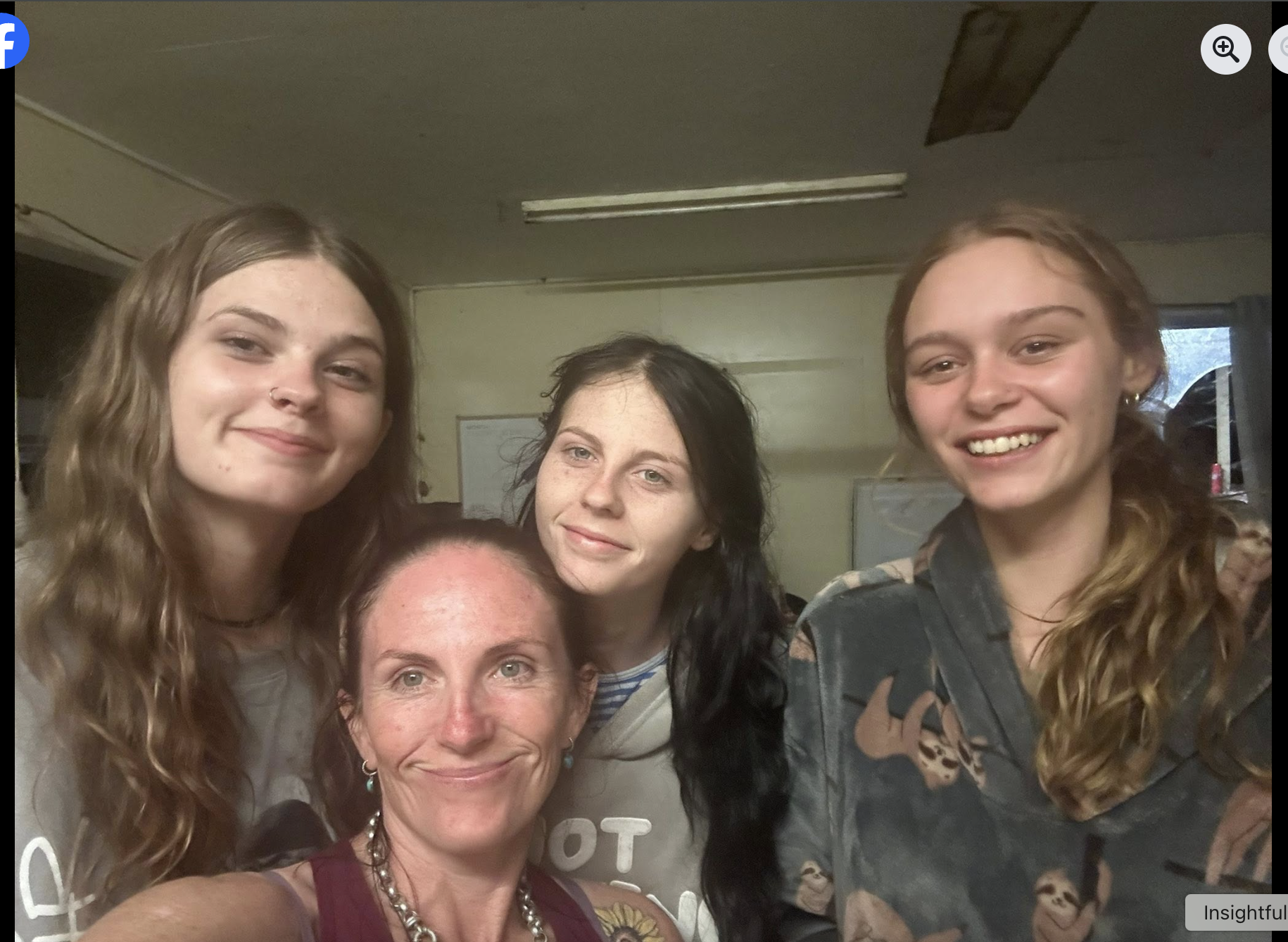 Pheobe Bishop is seen with her family, in a photo dated May 18, 2025 | Source: Facebook/kyliezbishop